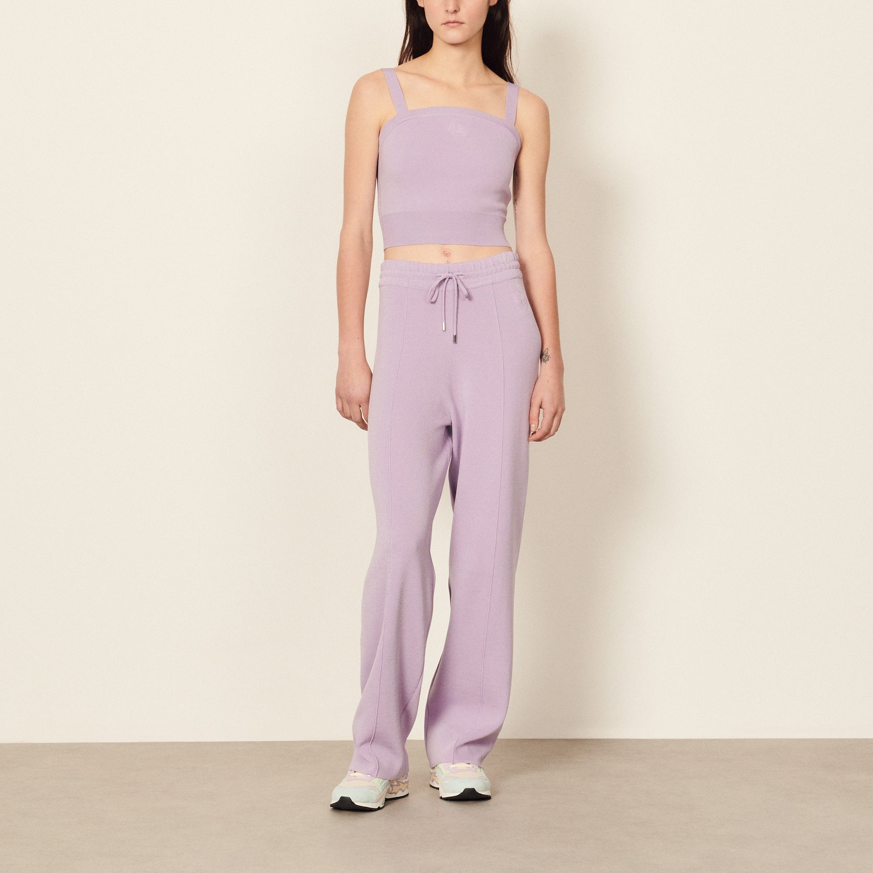 Pantalon en Maille Sandro seconde main