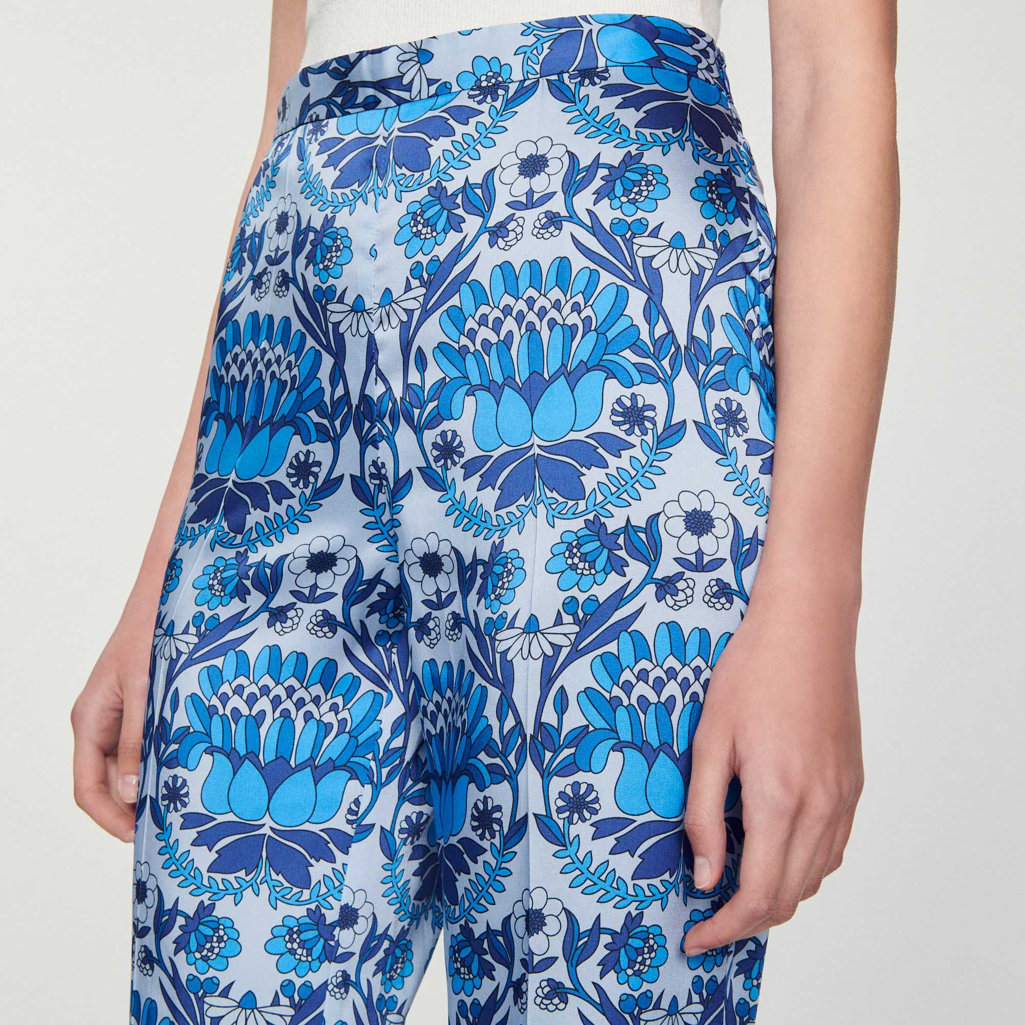 Pantalon fluide imprimé foulard Sandro seconde main