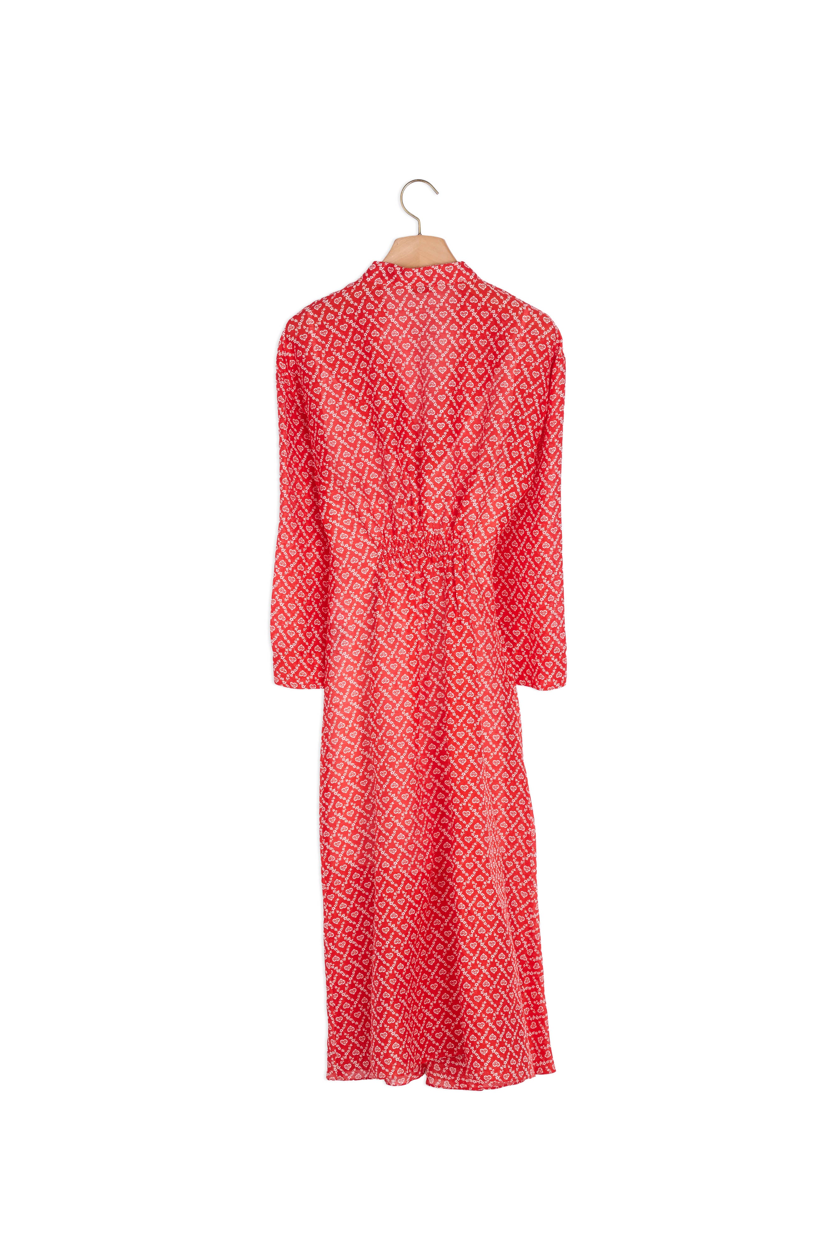 Robe longue imprimée Sandro seconde main