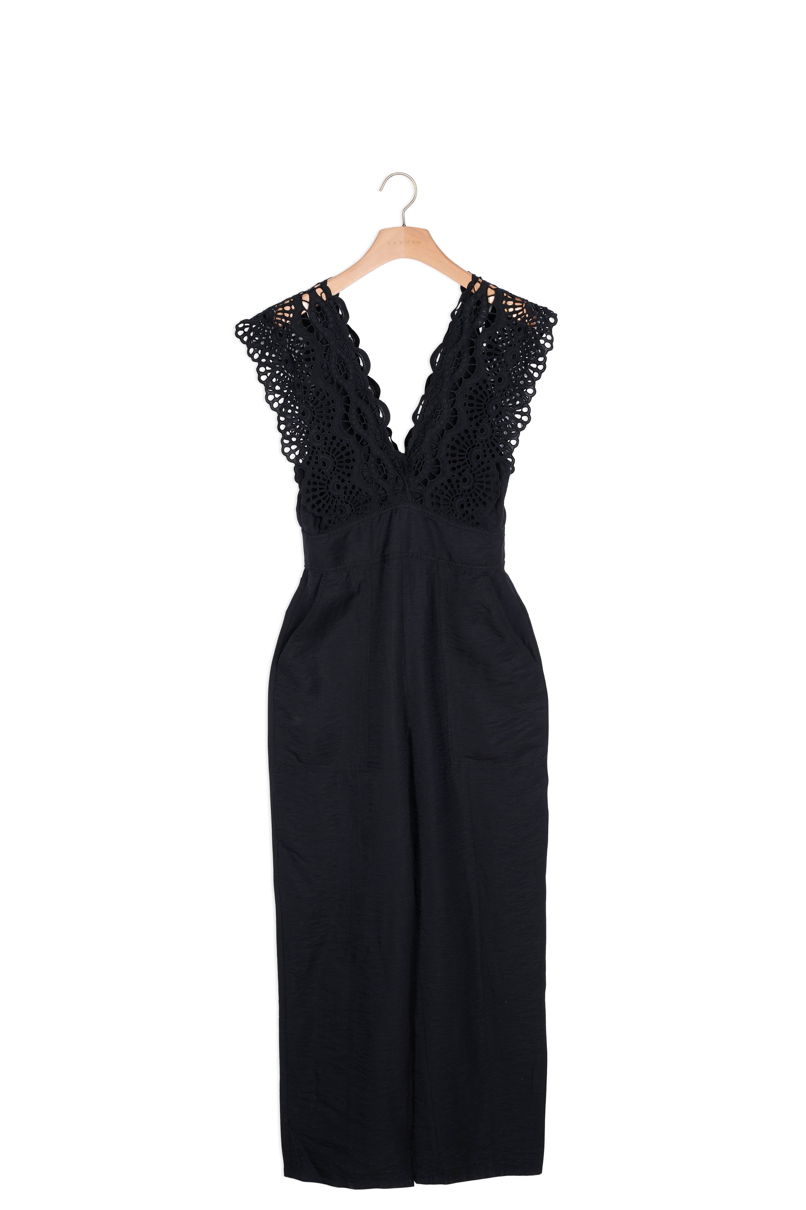 Combi-Pantalon sans manche en lin Sandro seconde main