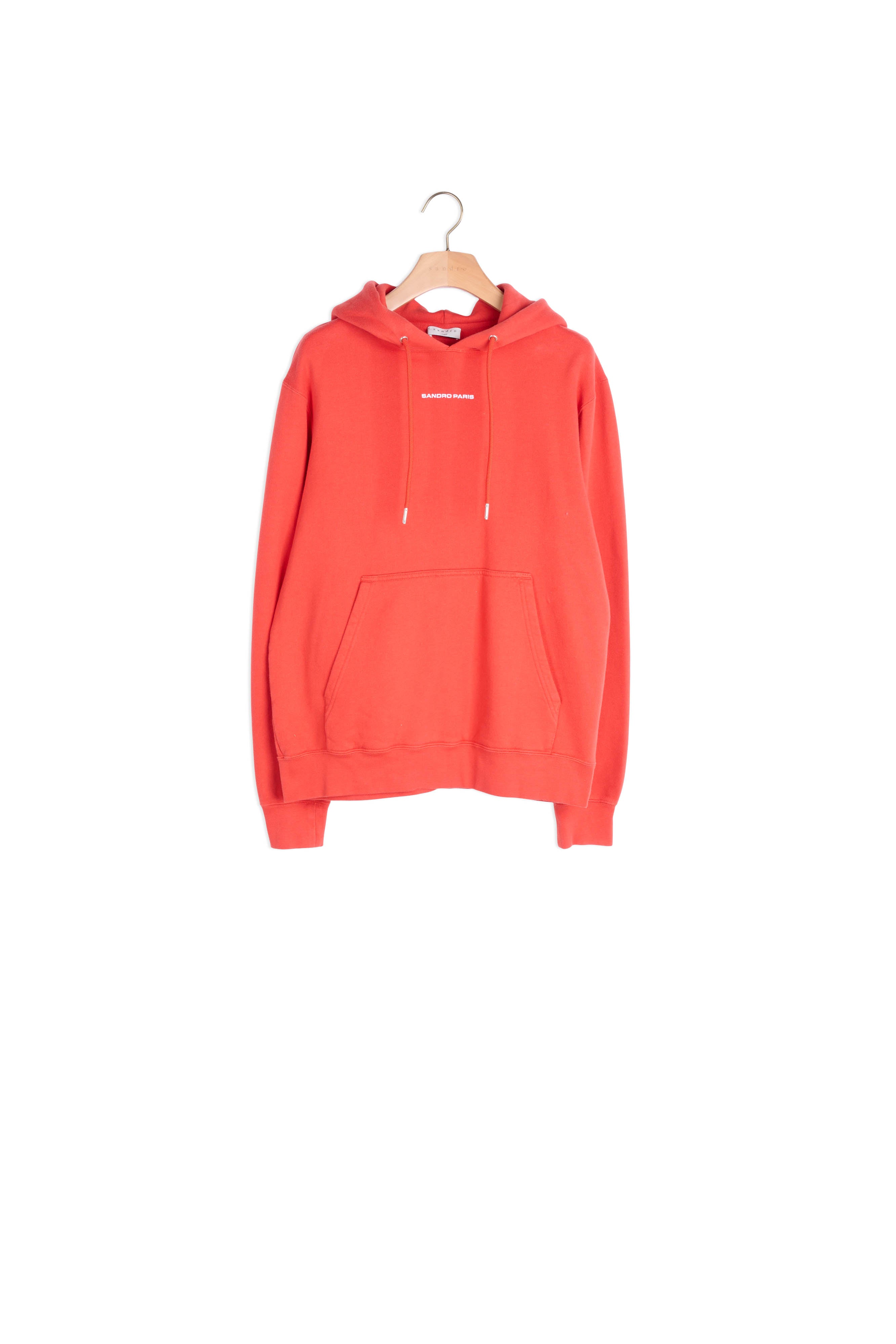 Sweat hoodie avec broderie logo Sandro seconde main