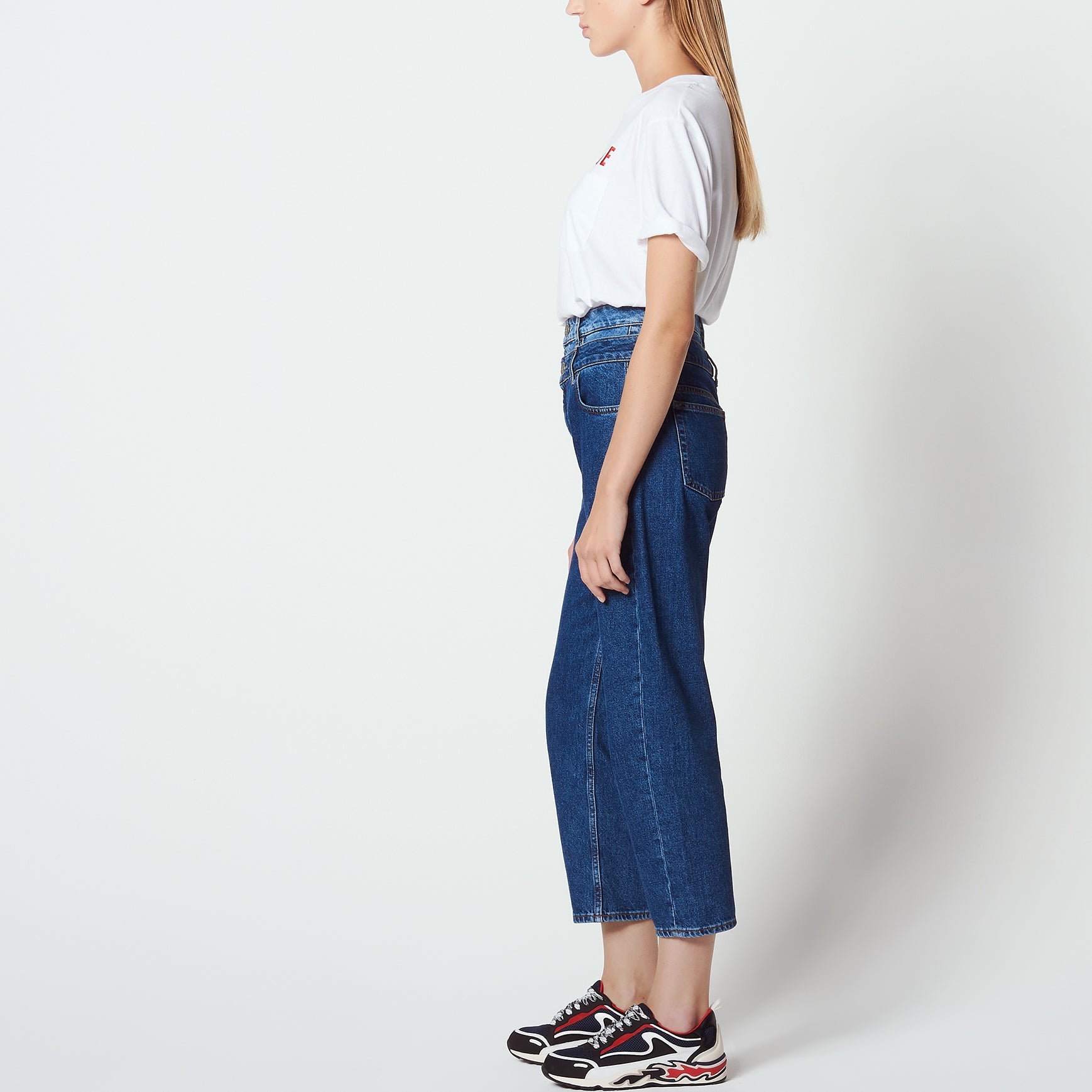 Jean trompe l'œil coupe mom Sandro seconde main