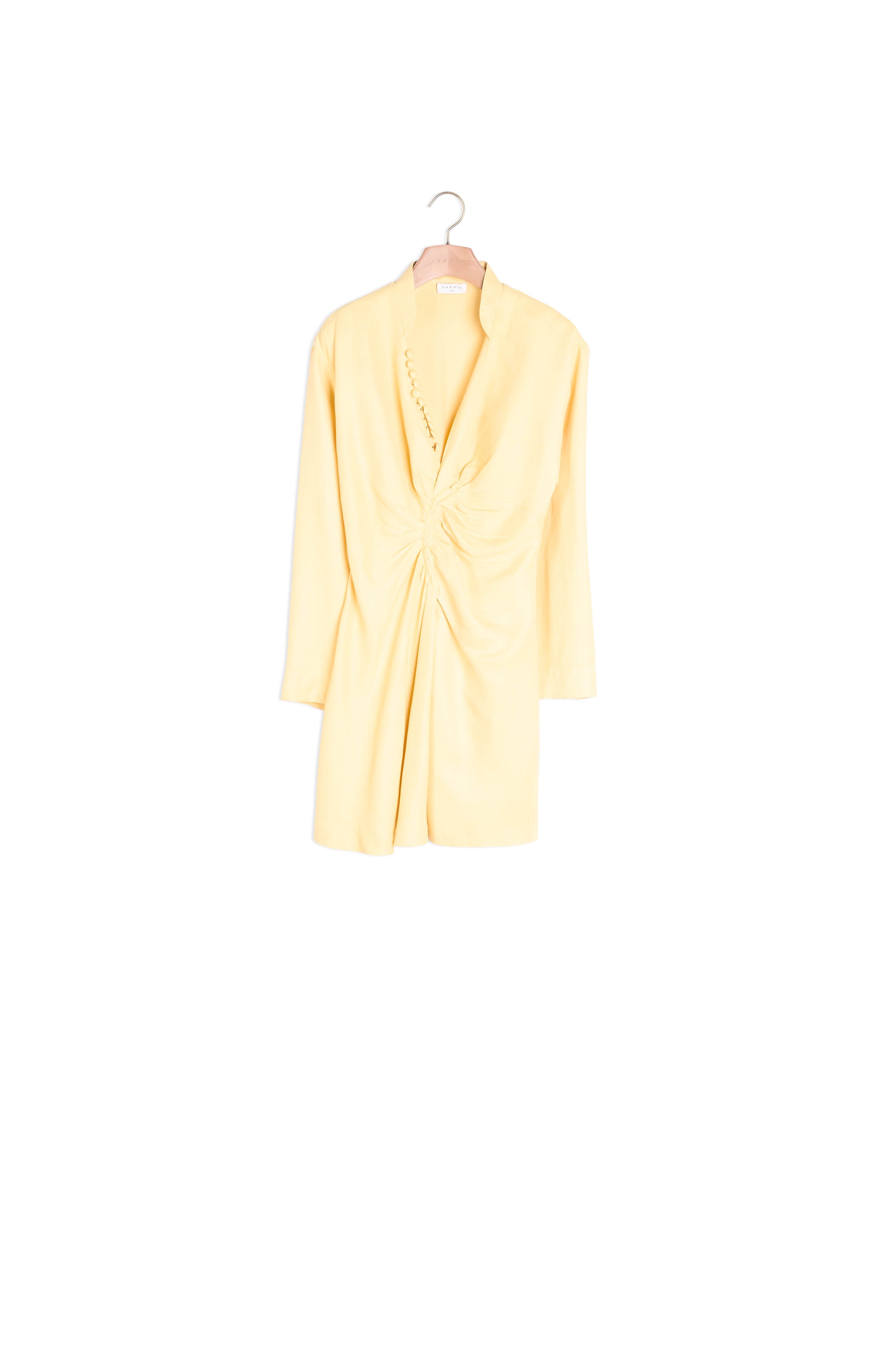 Robe courte à l'encolure fantaisie Sandro seconde main