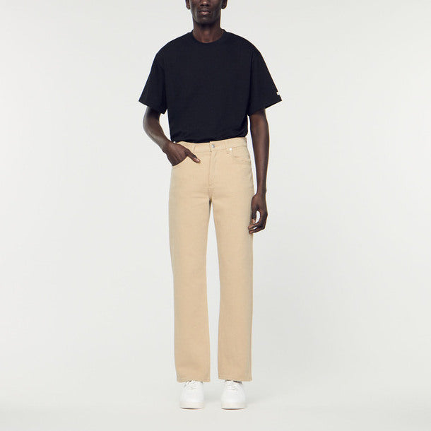 Jean droit en coton Sandro seconde main