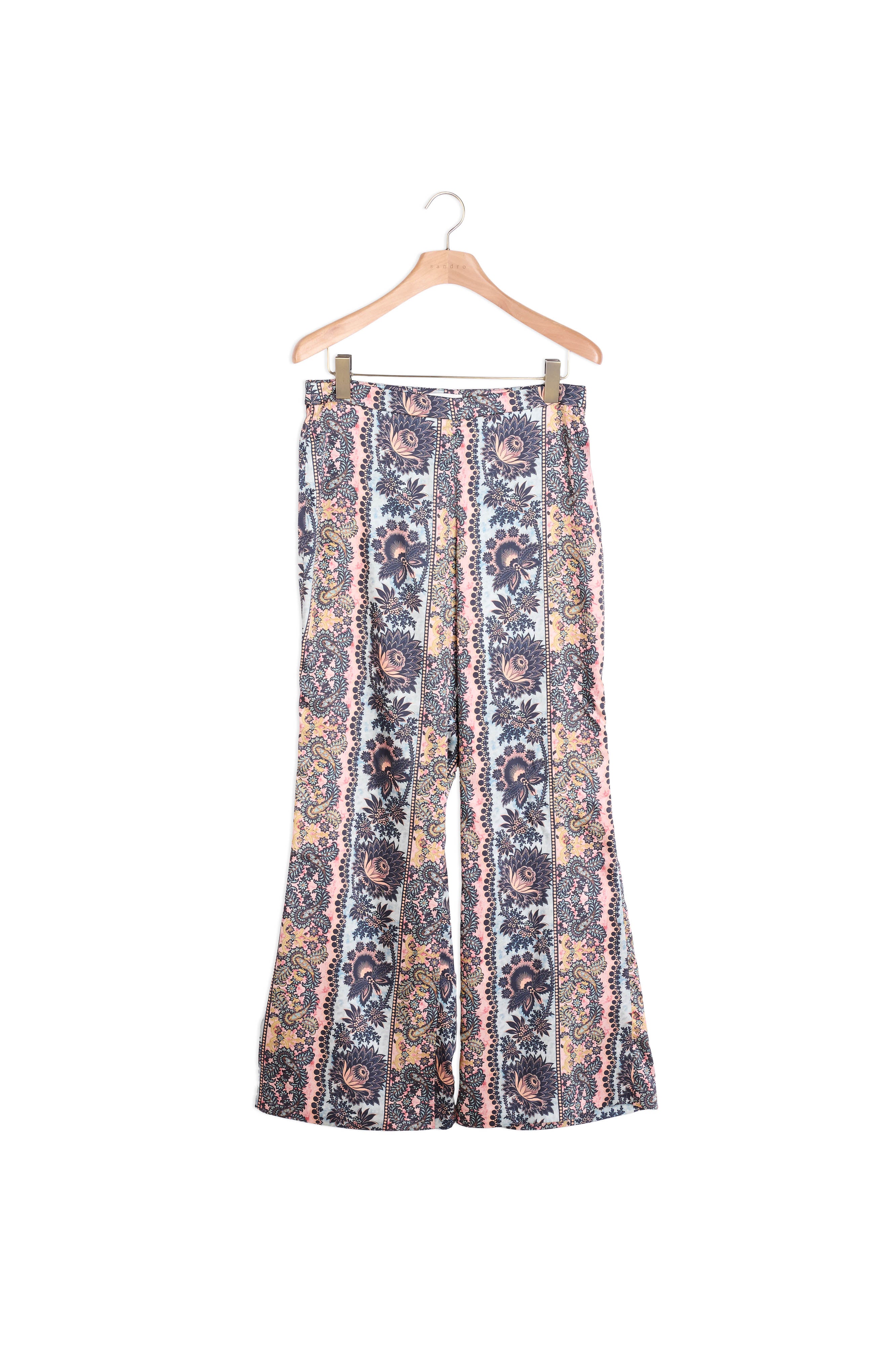 Pantalon fluide imprimé baroque Sandro seconde main