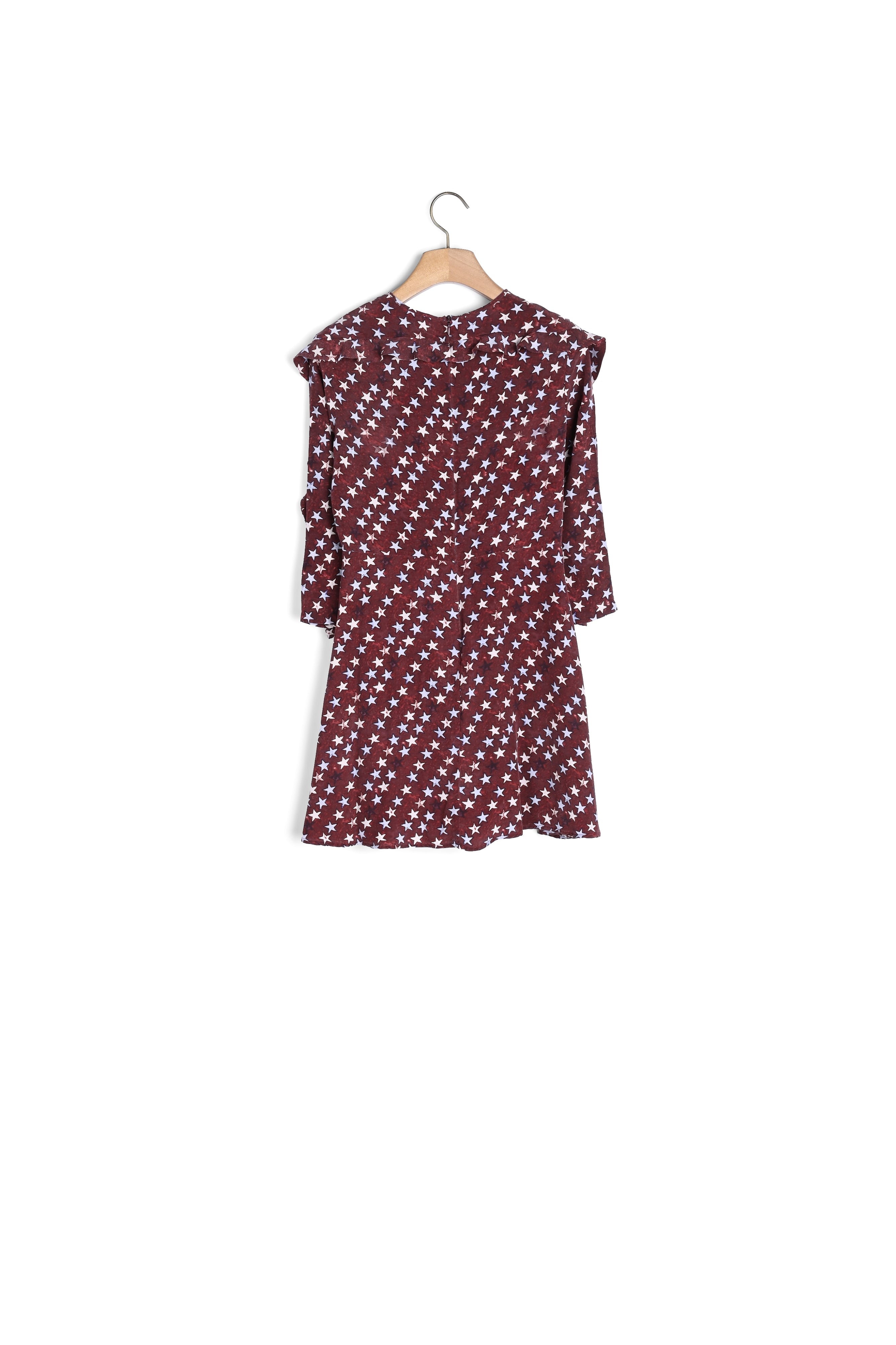 Robe étoilée 100 % soie Sandro seconde main