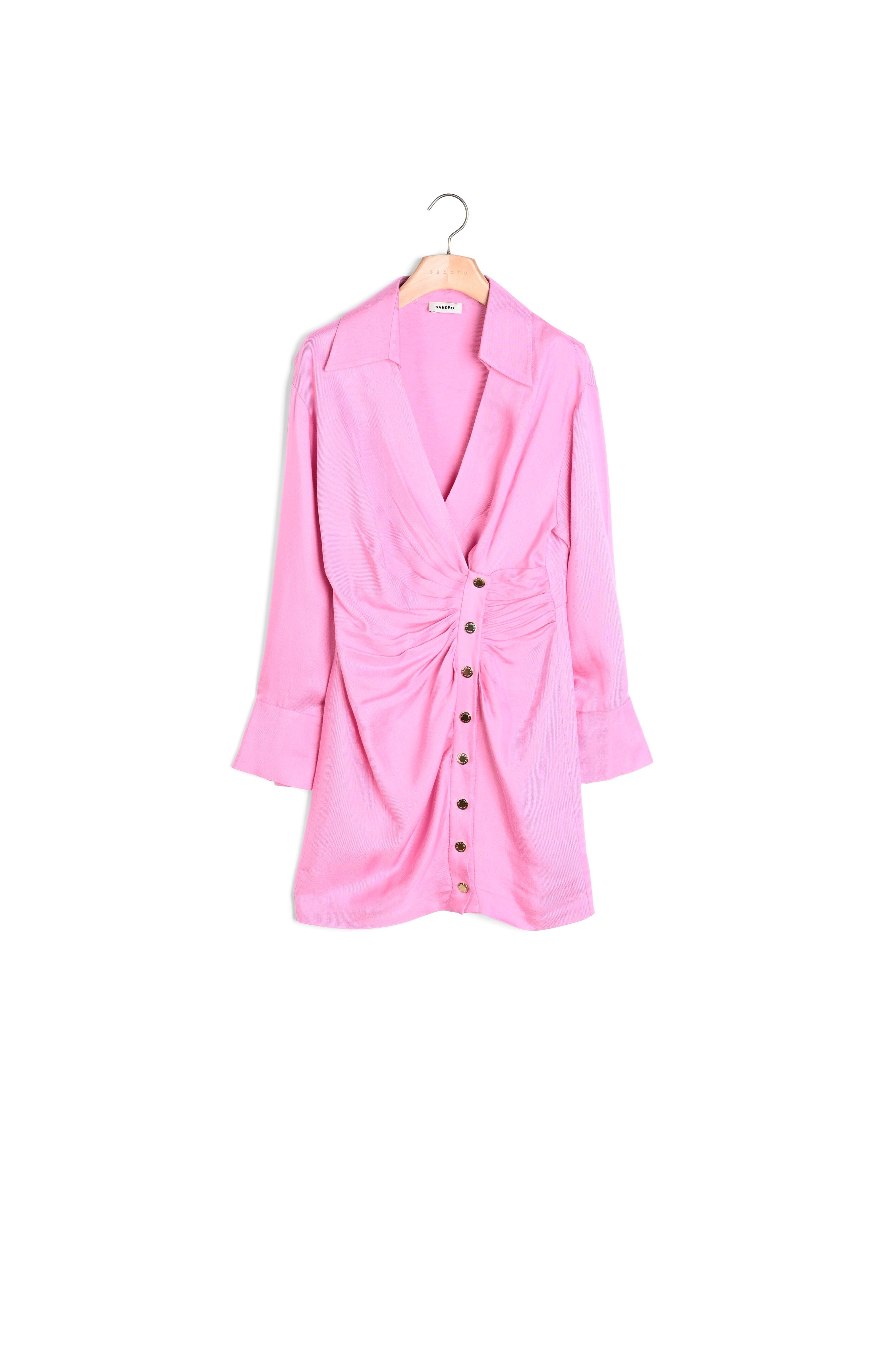 Robe drapée à manches longues Sandro seconde main