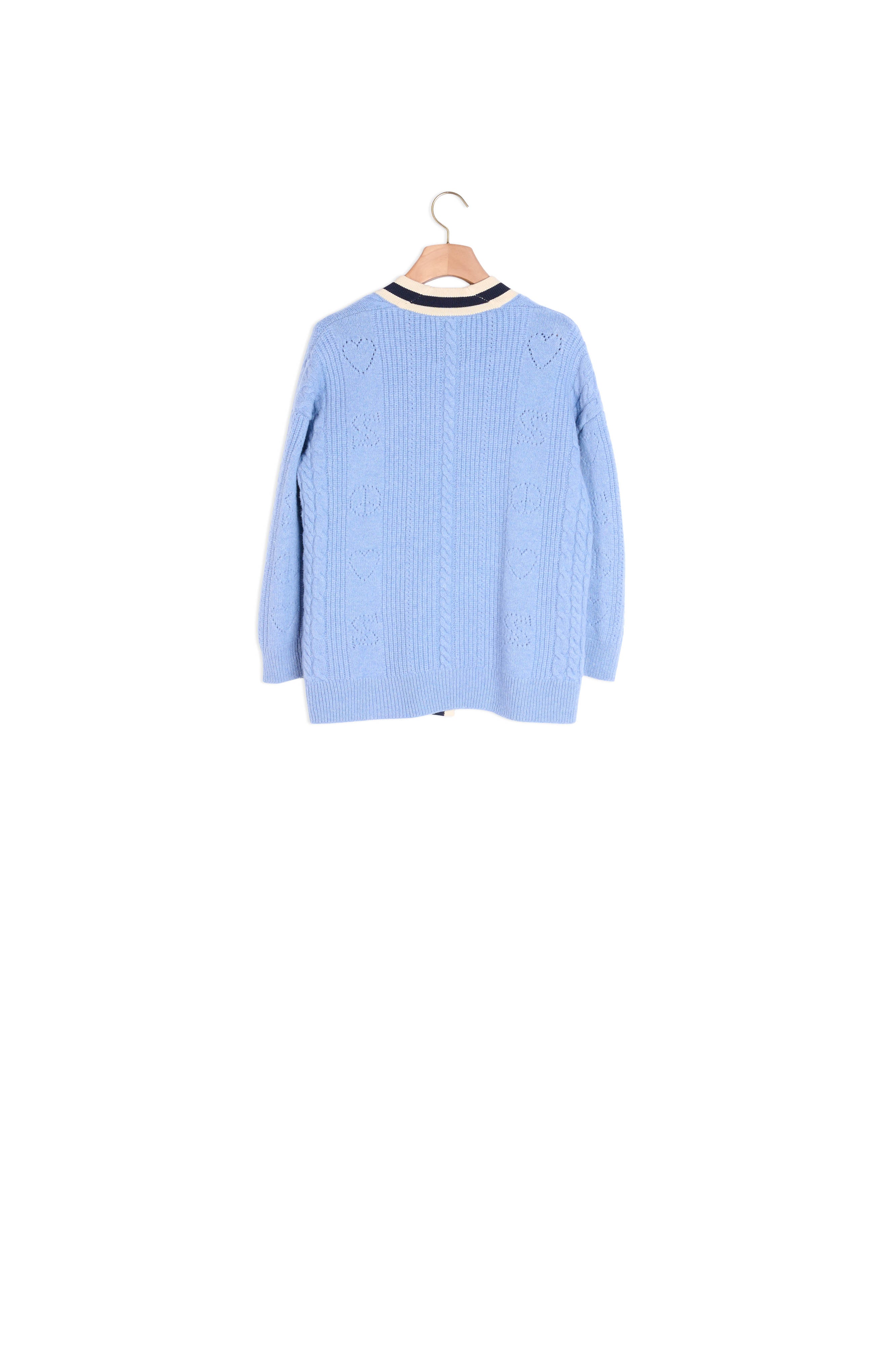 Cardi coat long en Maille Sandro seconde main