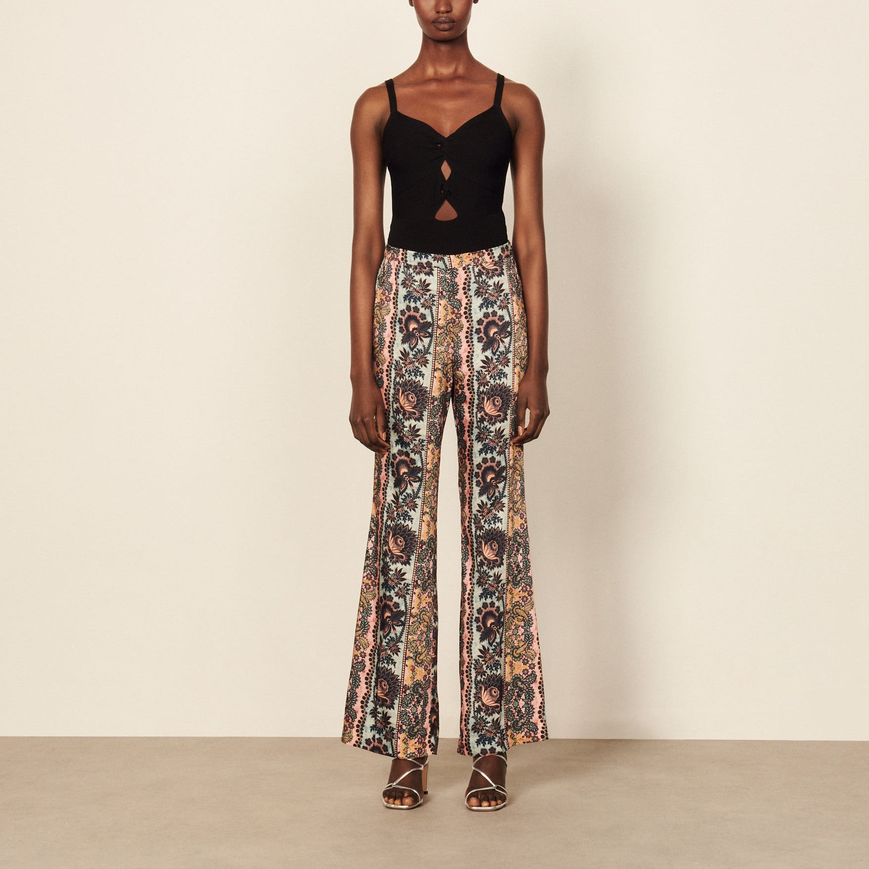 Body côtelé noué Sandro seconde main