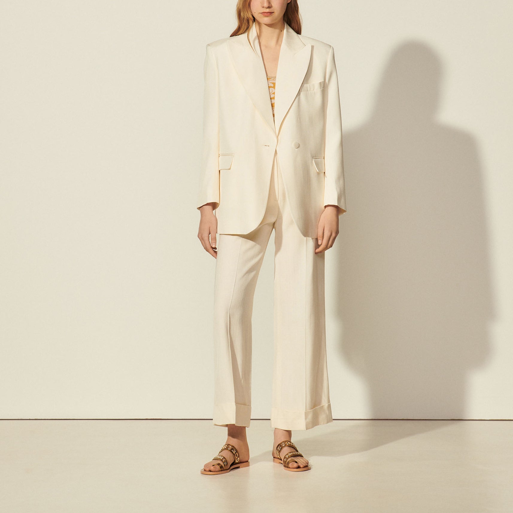 Veste de tailleur fluide Sandro seconde main