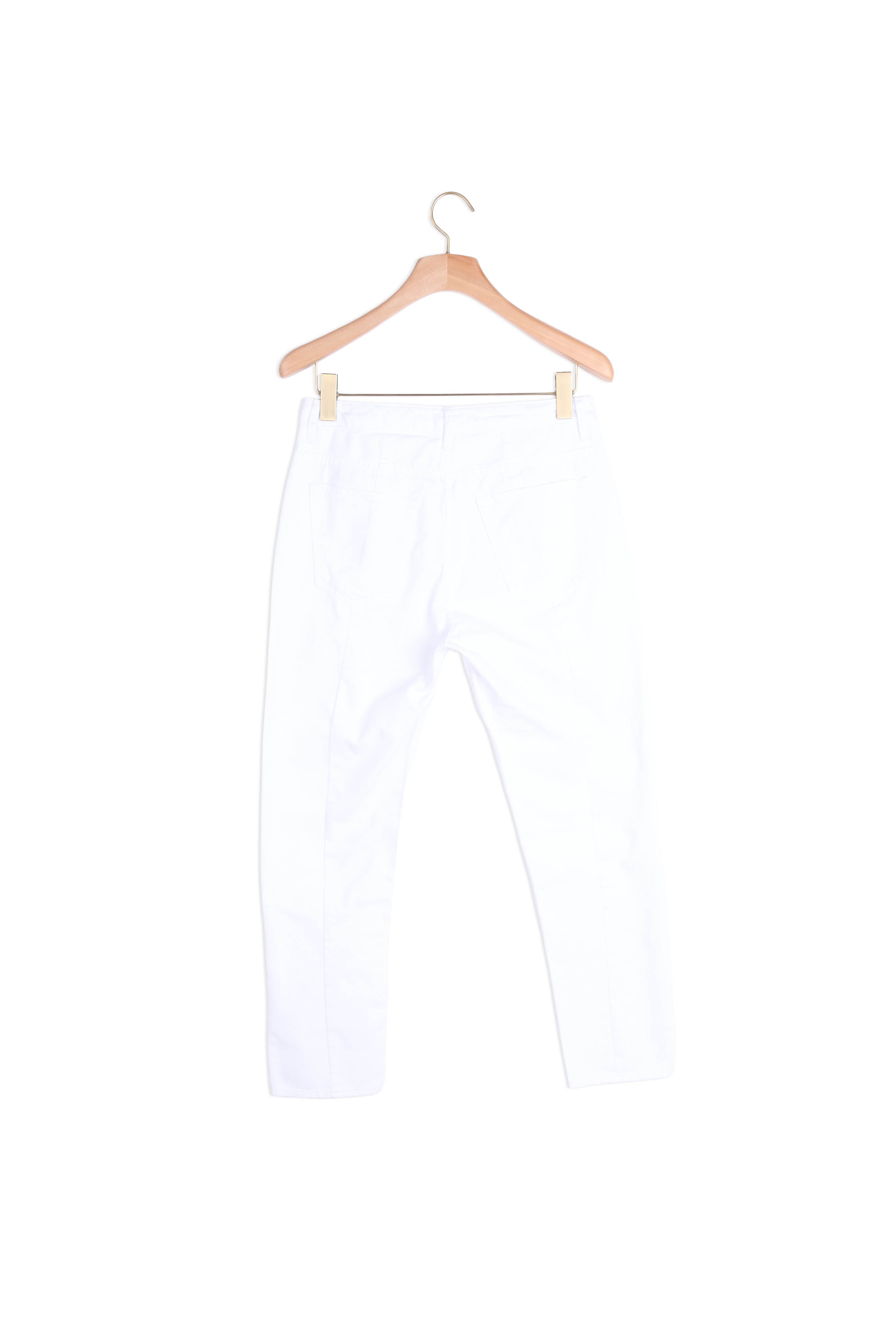 Jean blanc taille haute Sandro seconde main