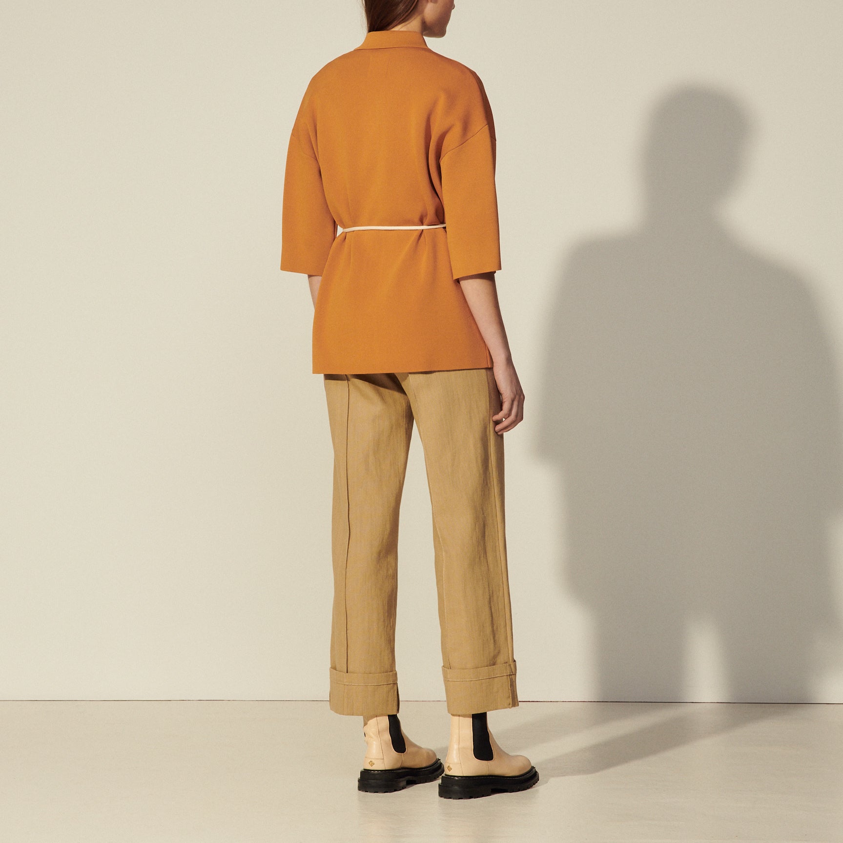 Cardi-coat oversize esprit surChemise Sandro seconde main