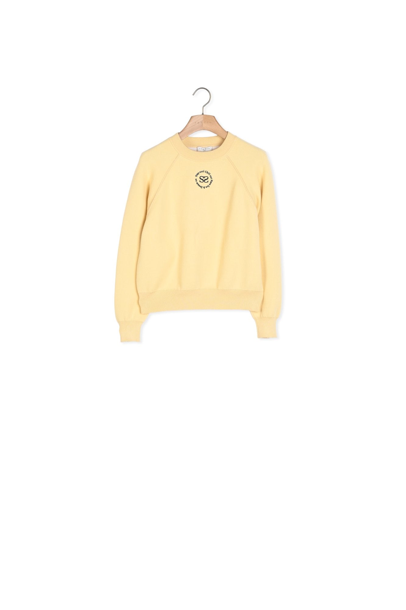 Sweat en Maille avec broderie Sandro seconde main