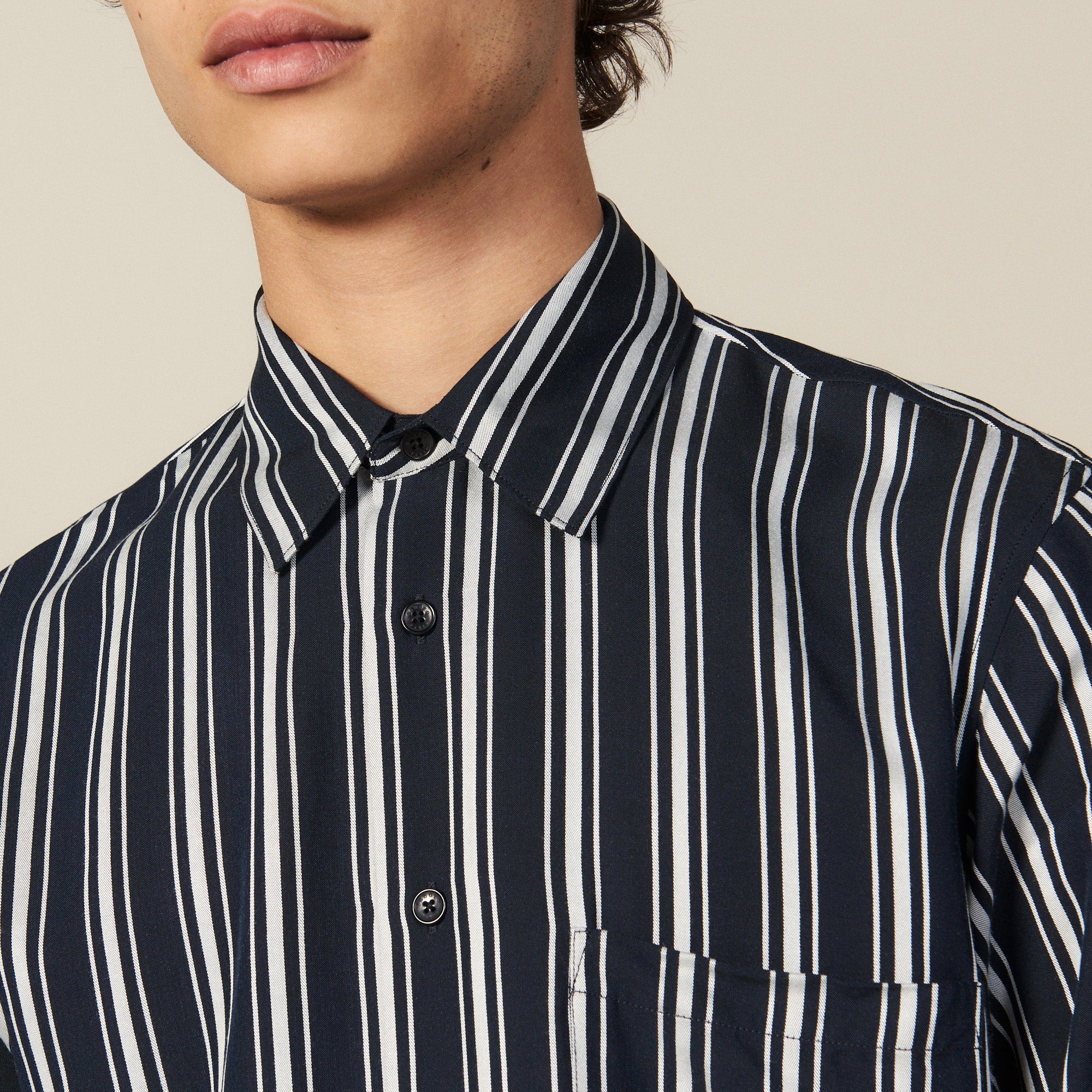 Chemise fluide rayée Sandro seconde main