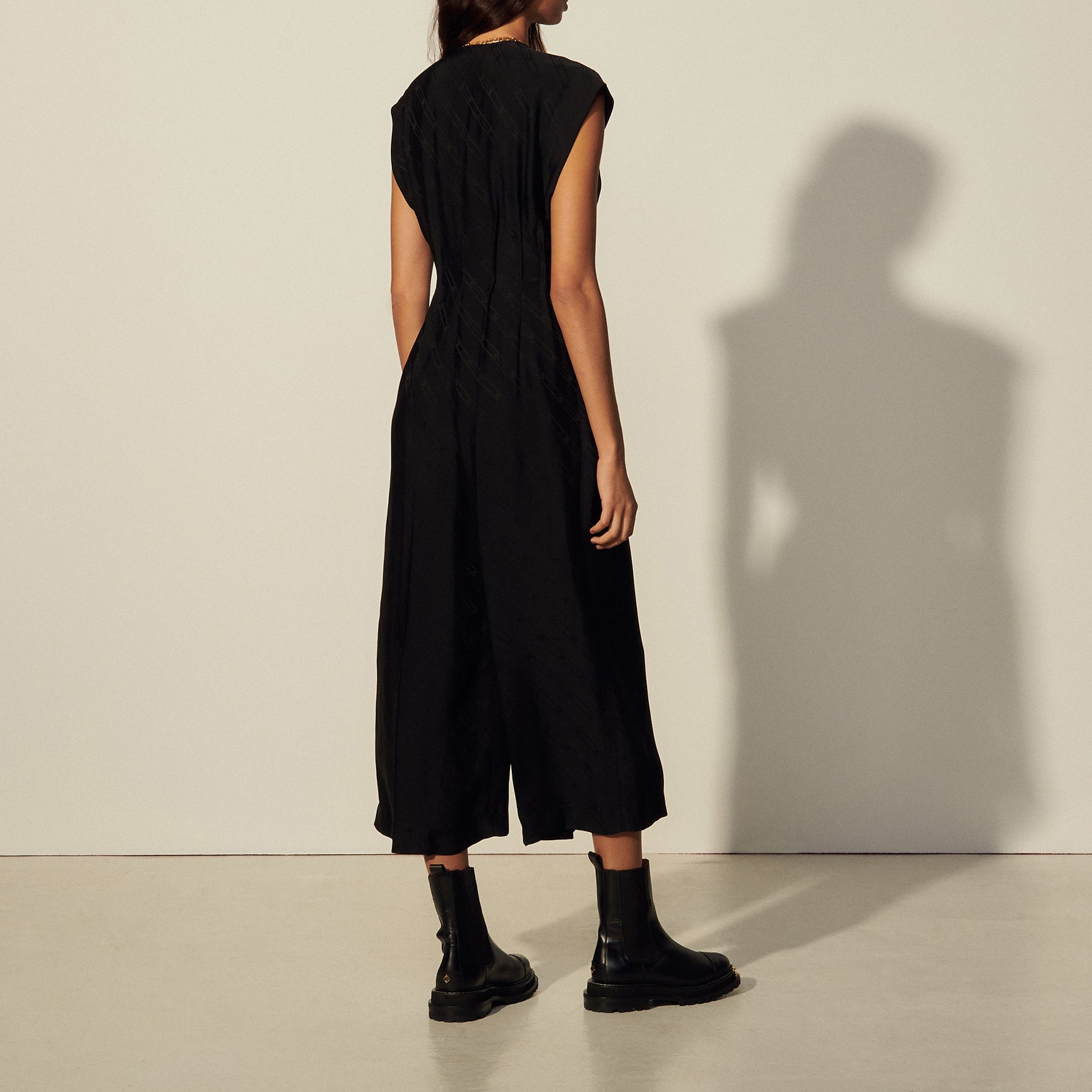 Combinaison Pantalon en tissu jacquard Sandro seconde main