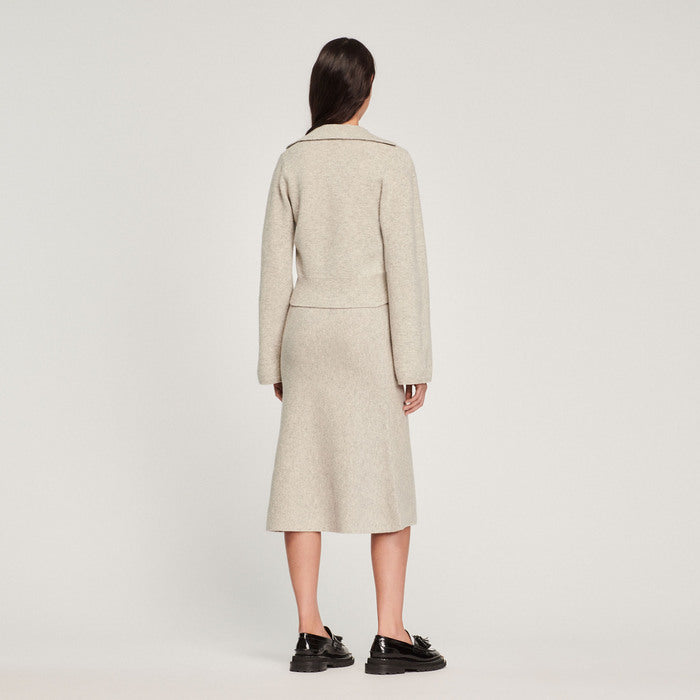 Pull à col polo Sandro seconde main