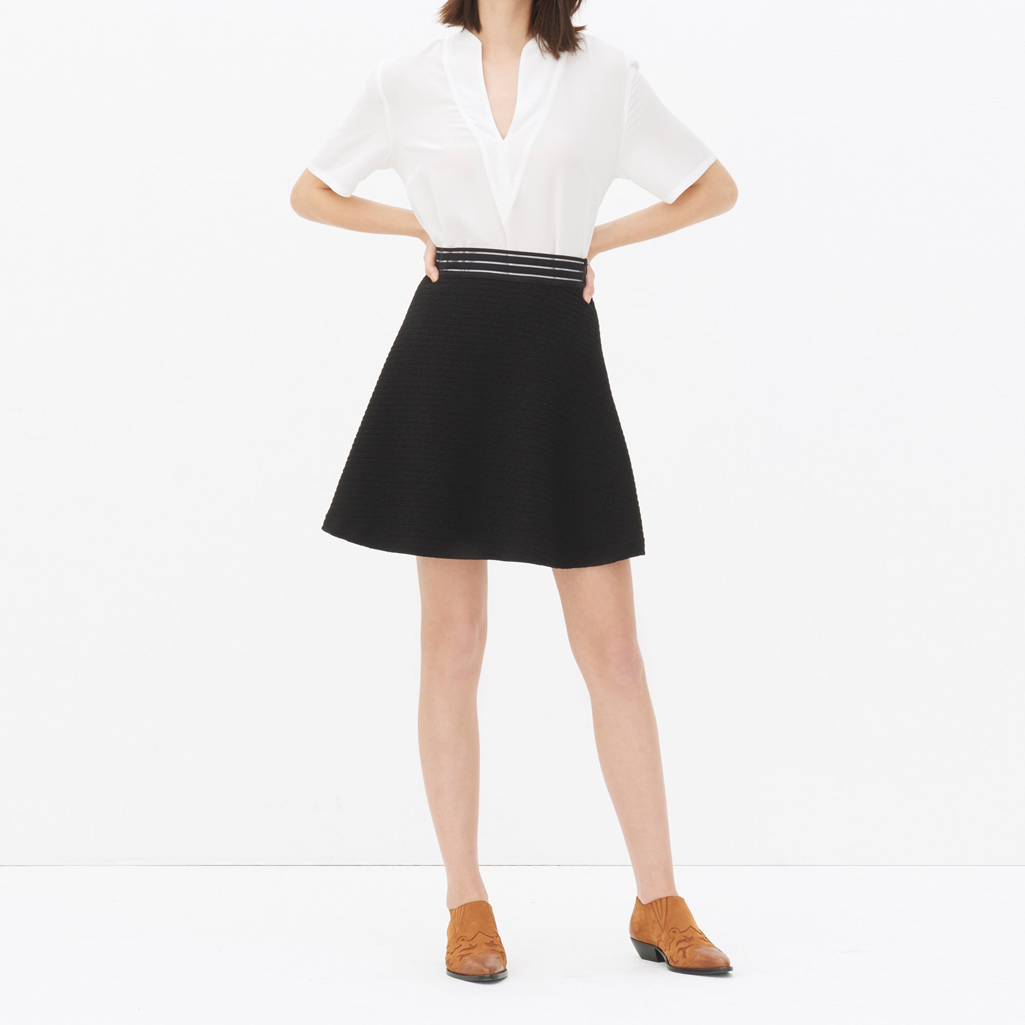 Jupe Noir Sandro seconde main