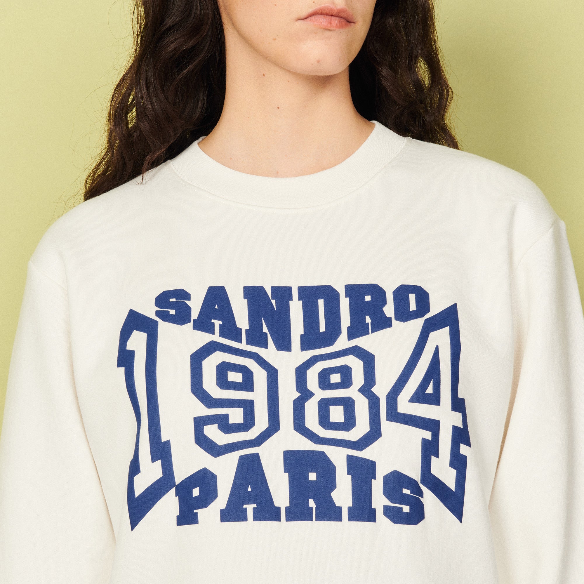 Sweatshirt à message Sandro seconde main