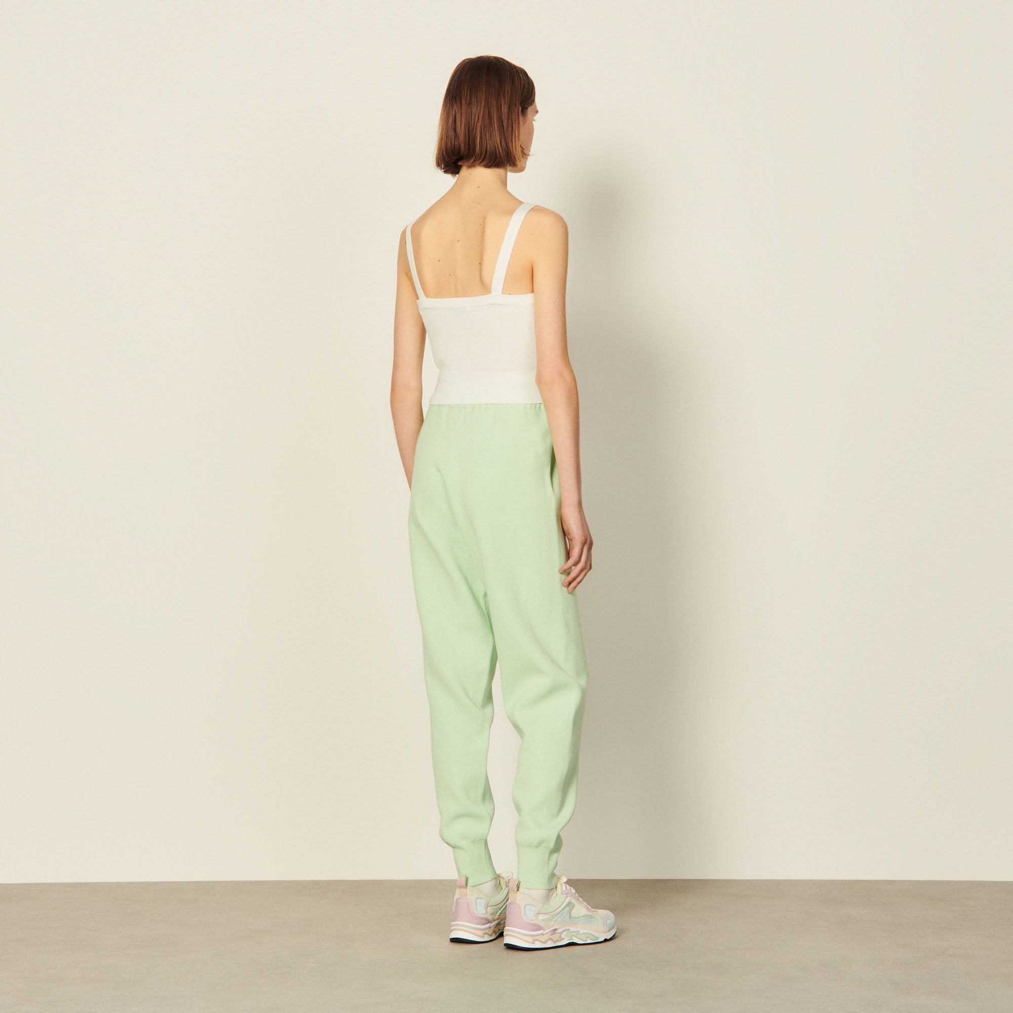 Brassière en Maille brodée Sandro seconde main