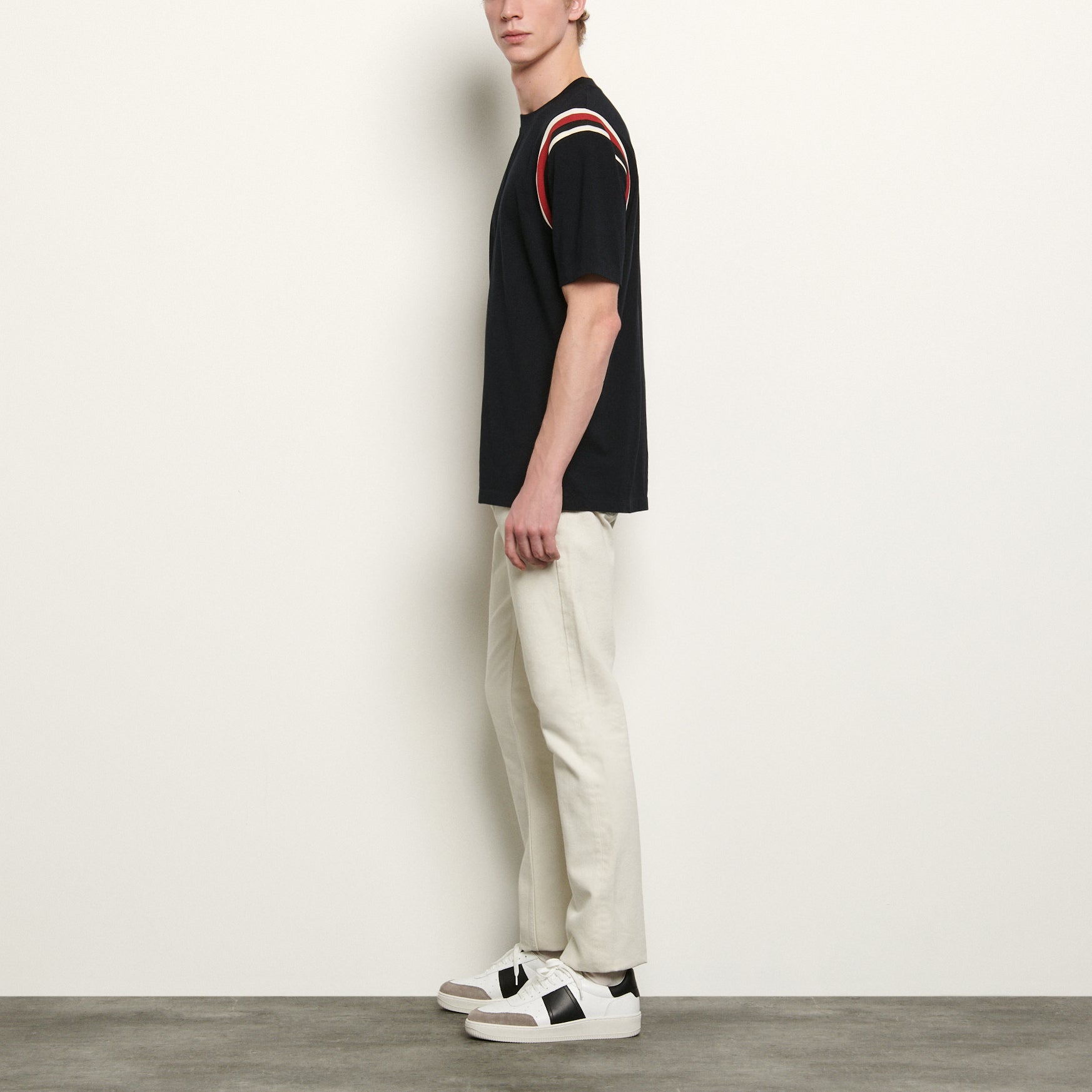 T-shirt en coton organique Sandro seconde main