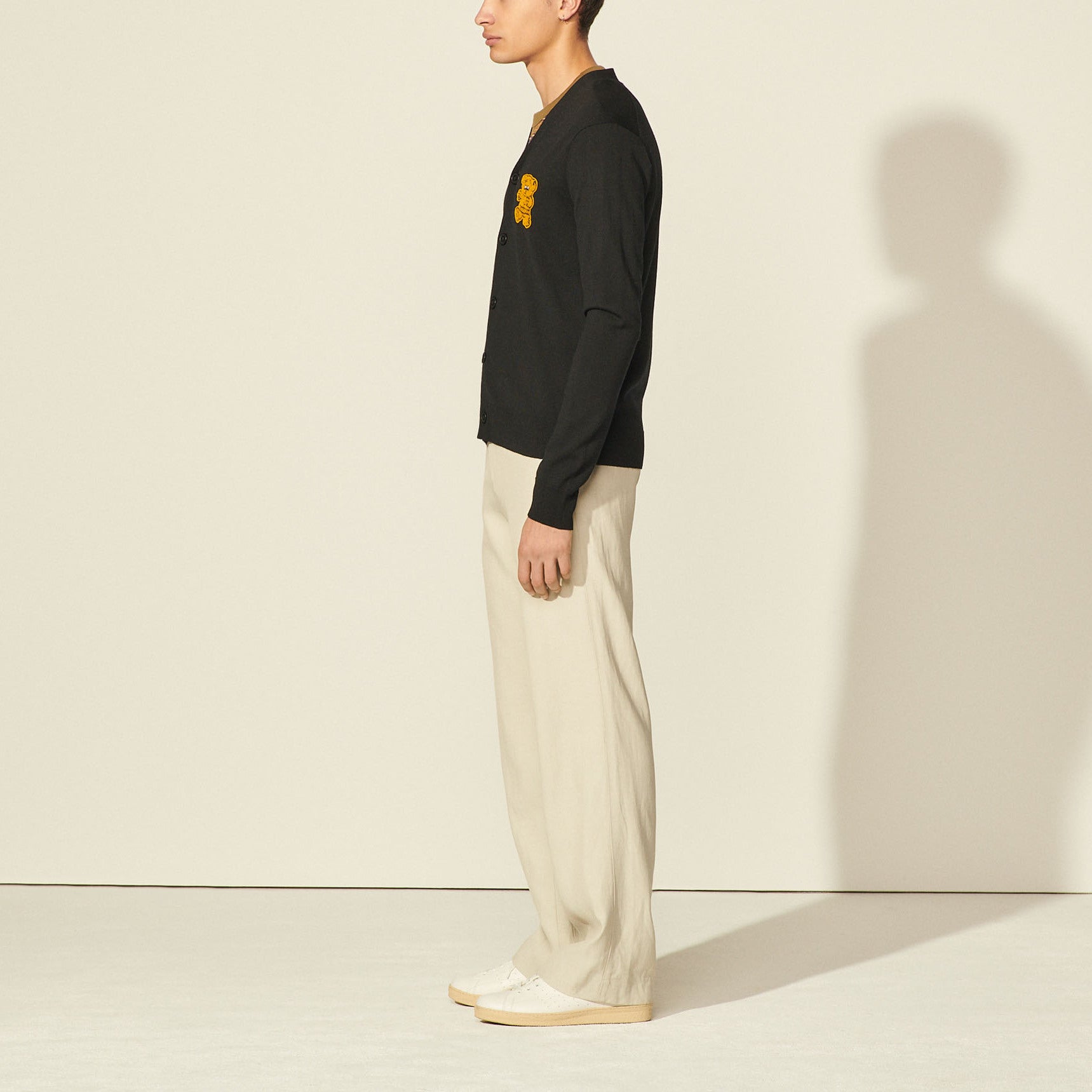 Cardigan avec patch ourson Sandro seconde main