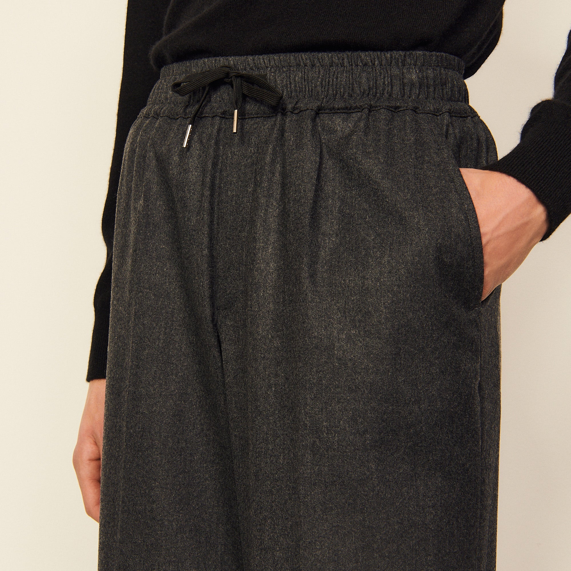 Pantalon Anthracite Chiné Sandro seconde main