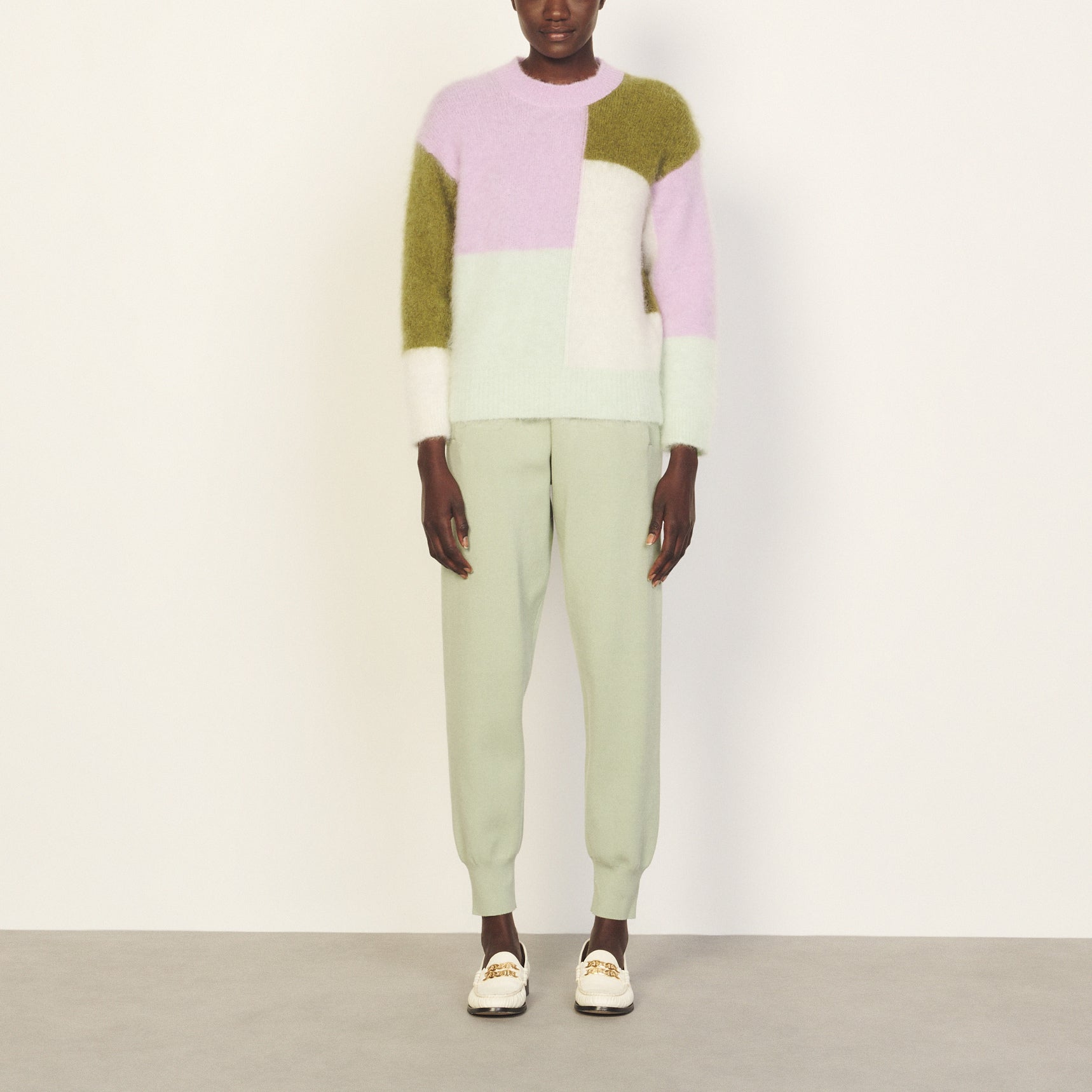 Pull Violet Sandro seconde main