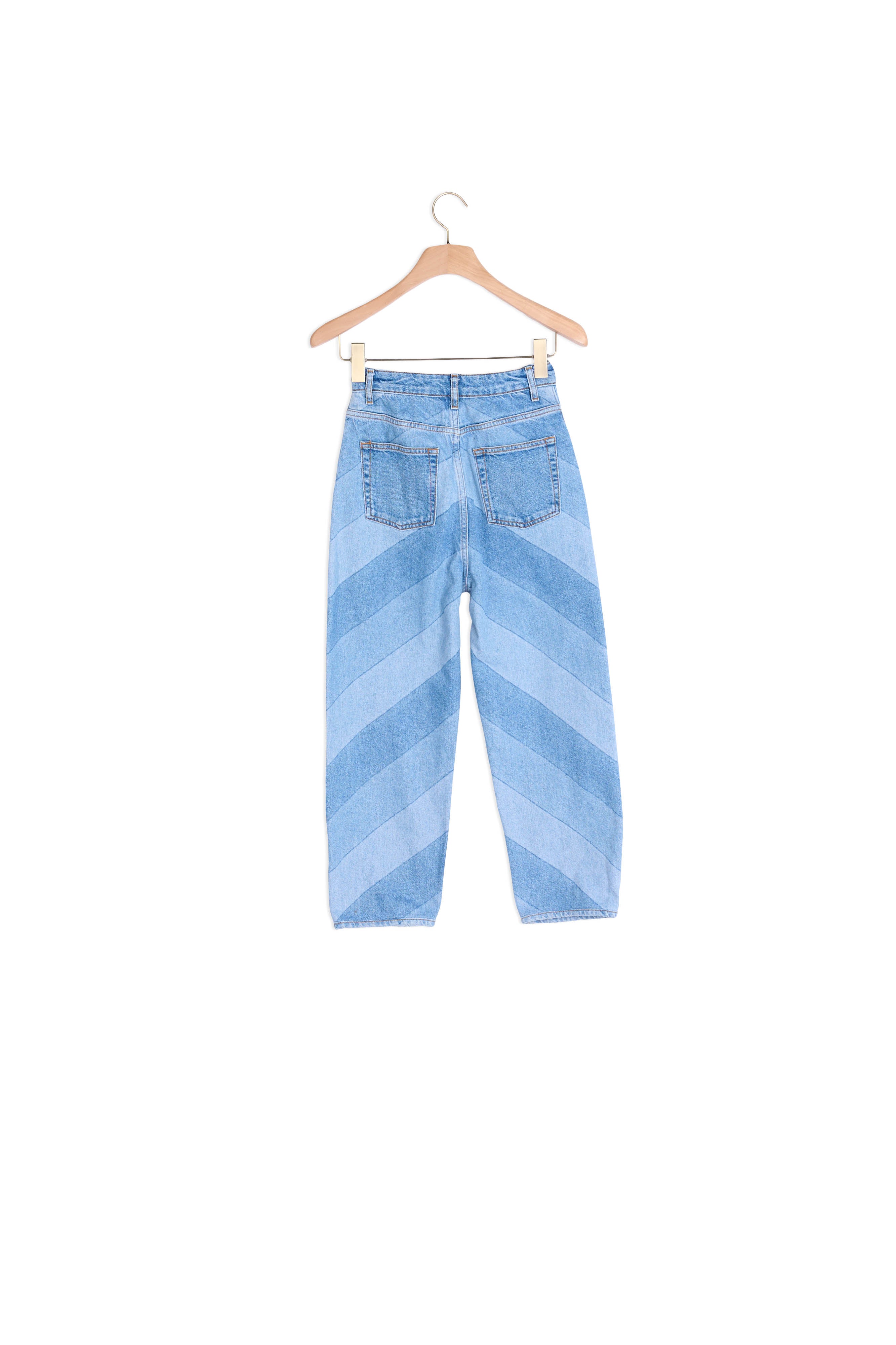 Jean à rayures diagonales Sandro seconde main