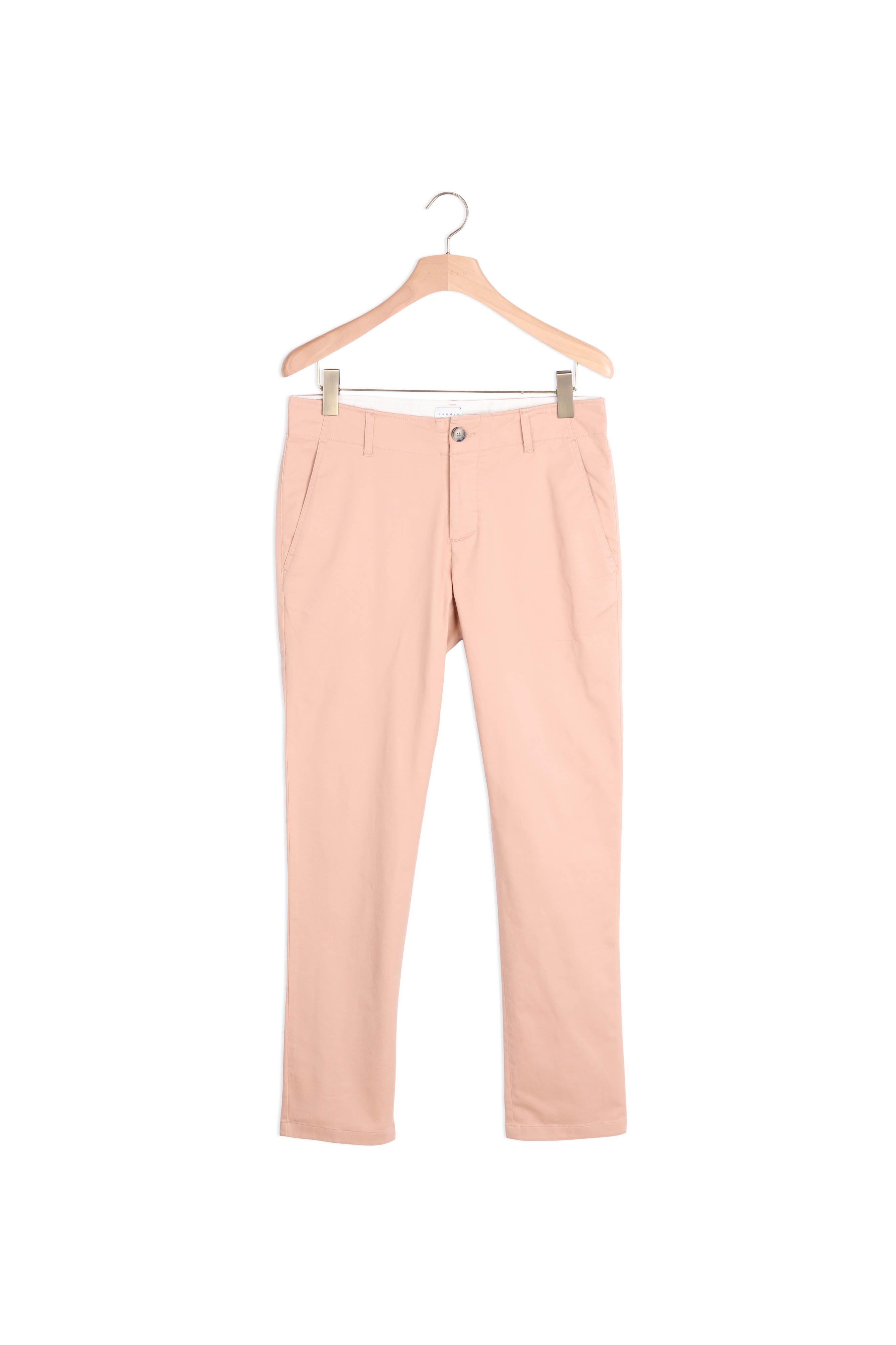 Pantalon chino en coton stretch Sandro seconde main