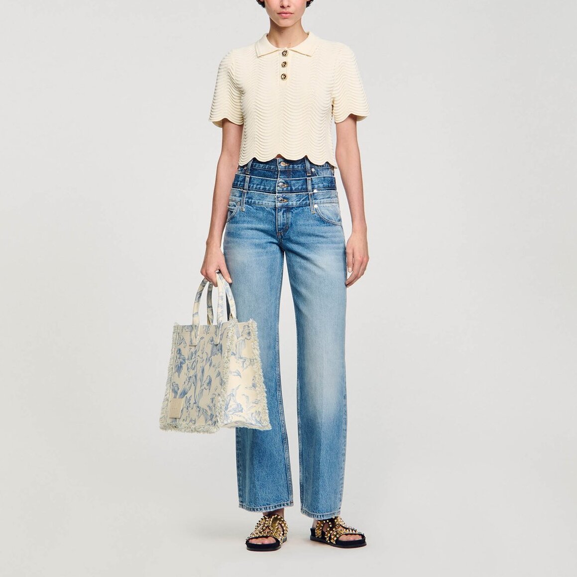 Top court en Maille Sandro seconde main