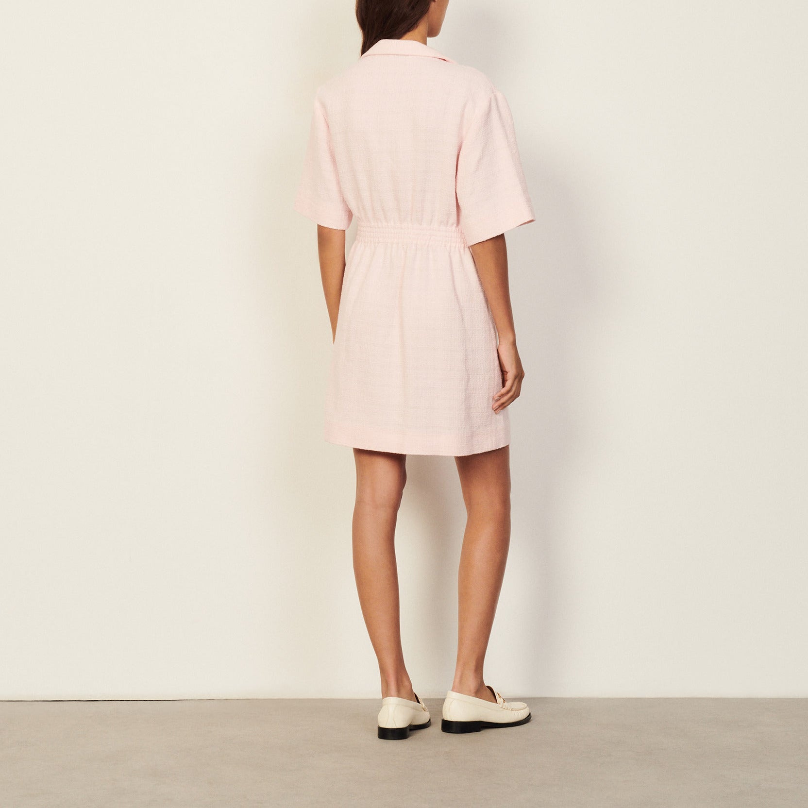 Robe à col tailleur Sandro seconde main