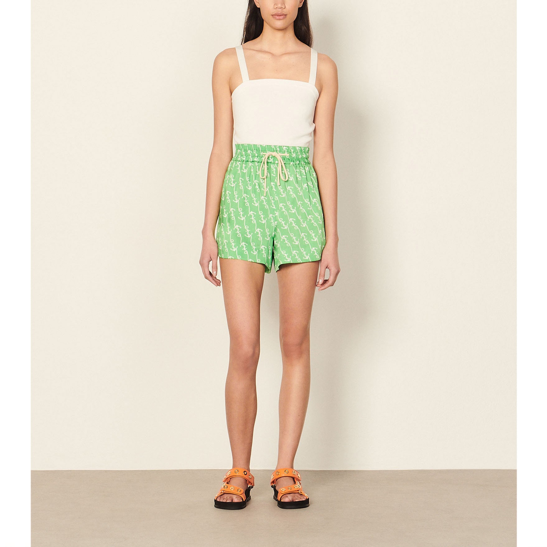 Short imprimé Sandro seconde main