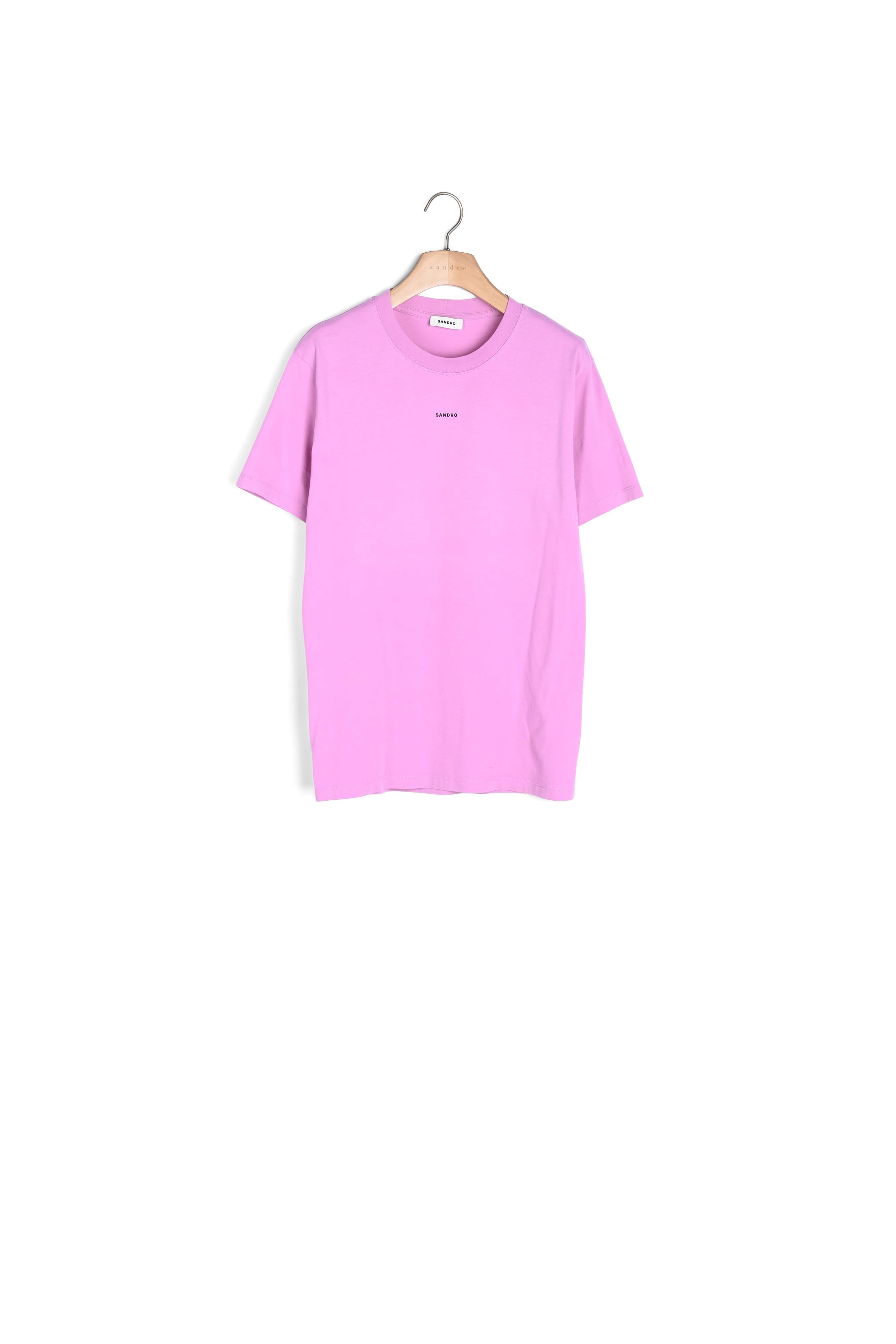 T-shirt Rose Sandro seconde main