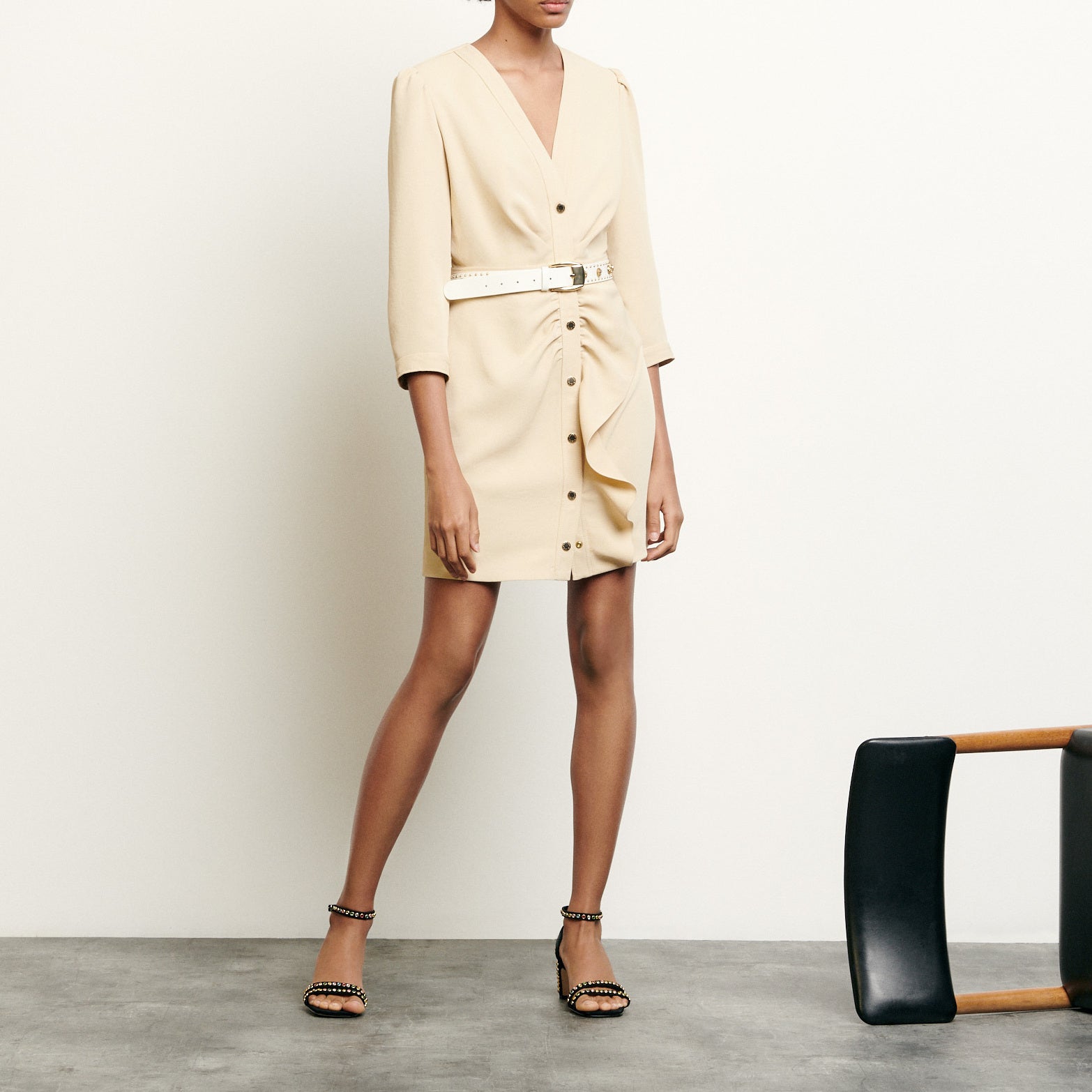 Robe courte avec basque Sandro seconde main