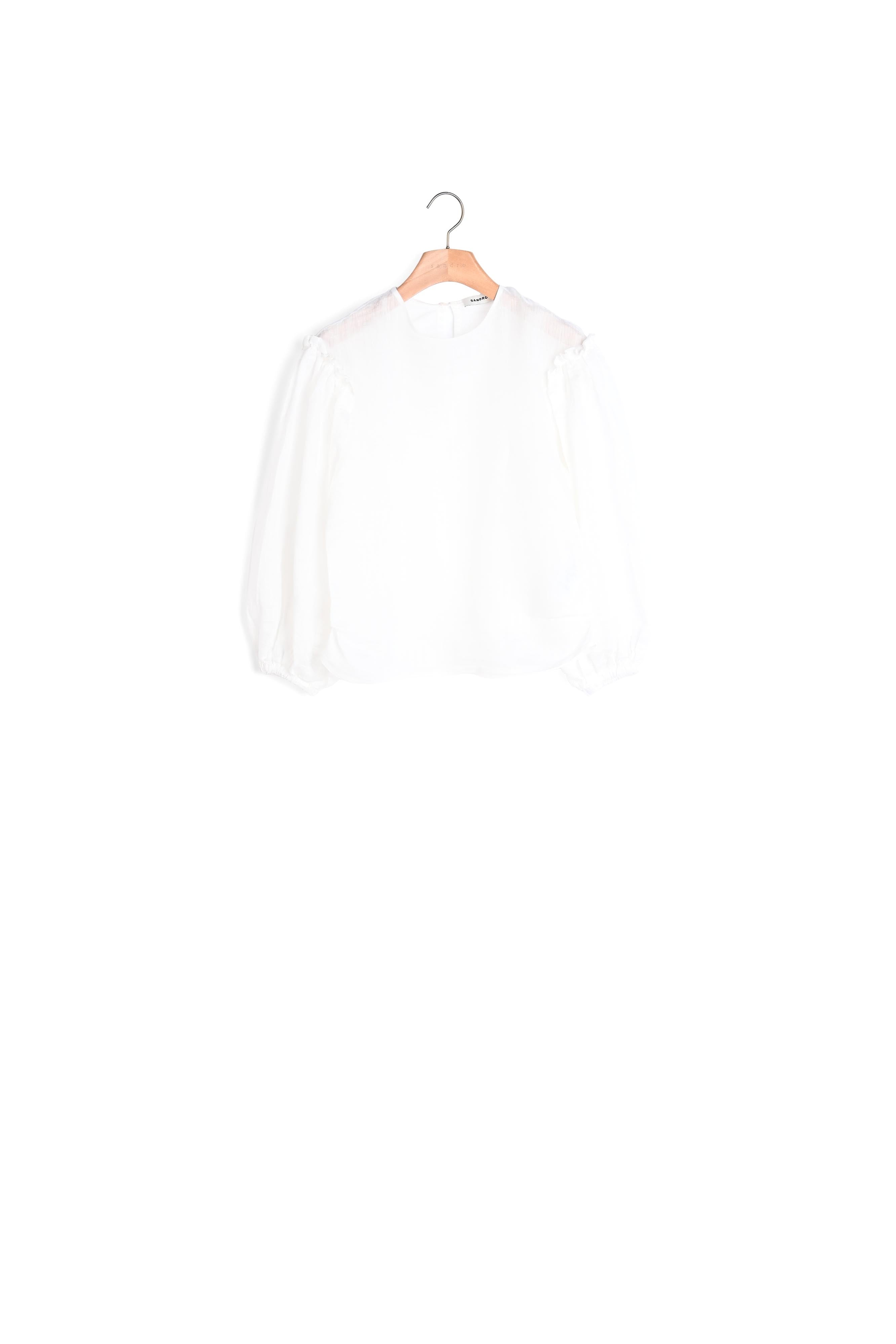 Blouse à rayures et manches volumineuses Sandro seconde main