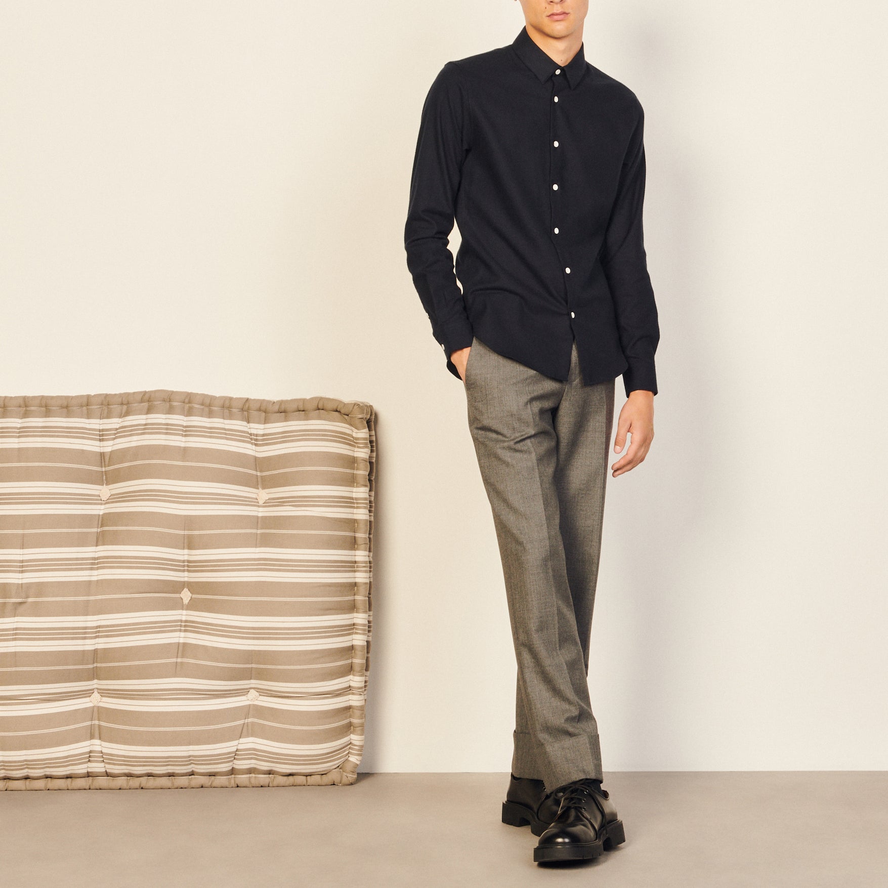 Chemise en flanelle Sandro seconde main