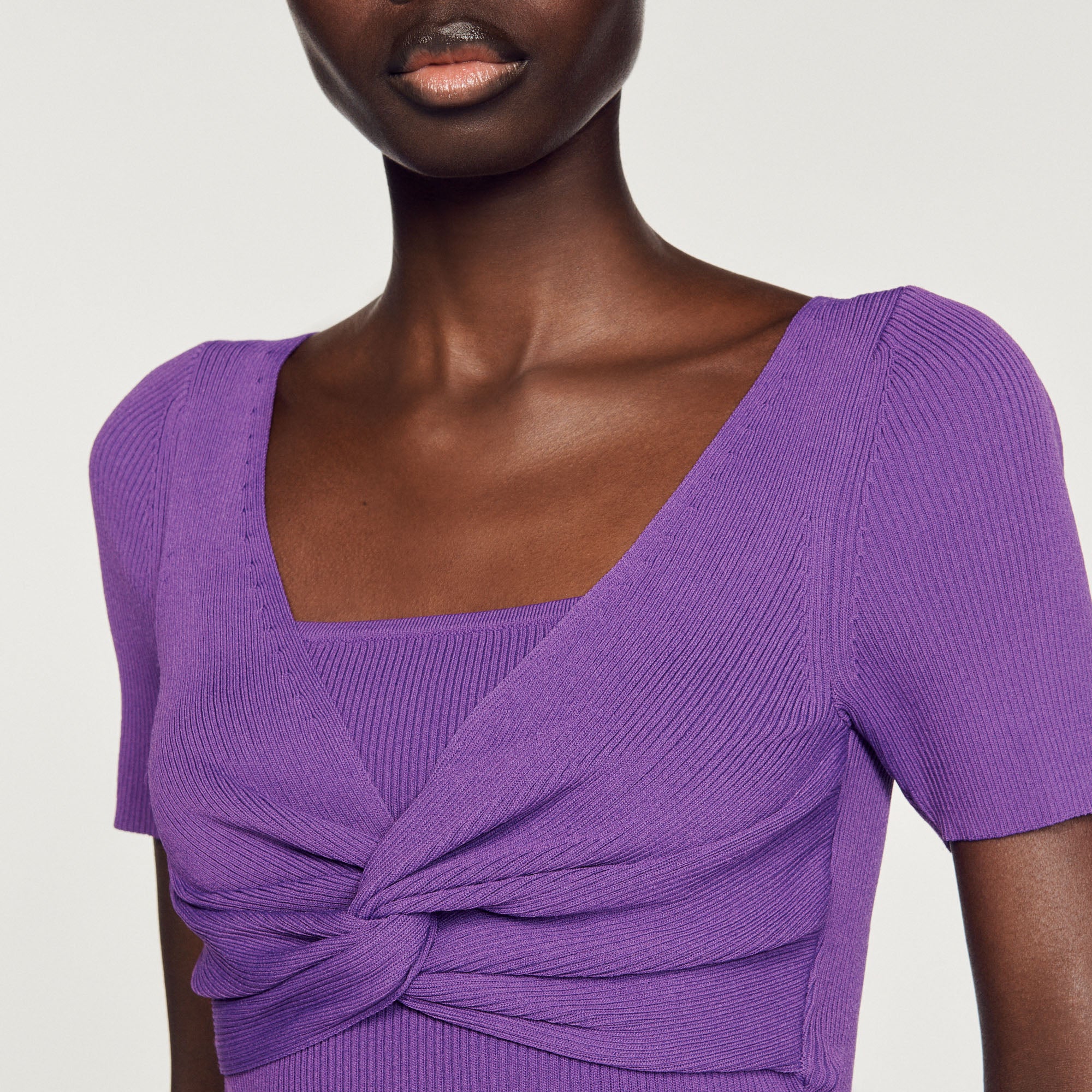 Pull court noué Sandro seconde main