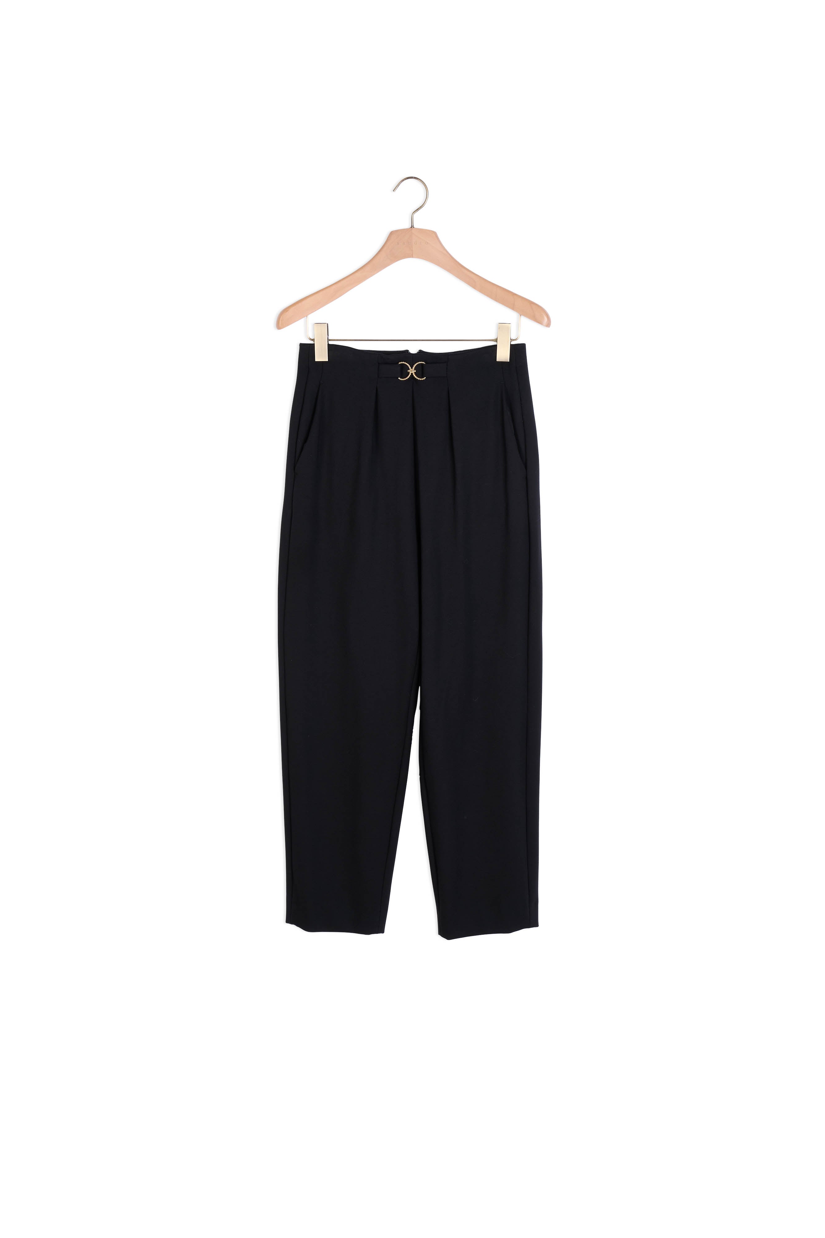 Pantalon ajusté taille haute Sandro seconde main