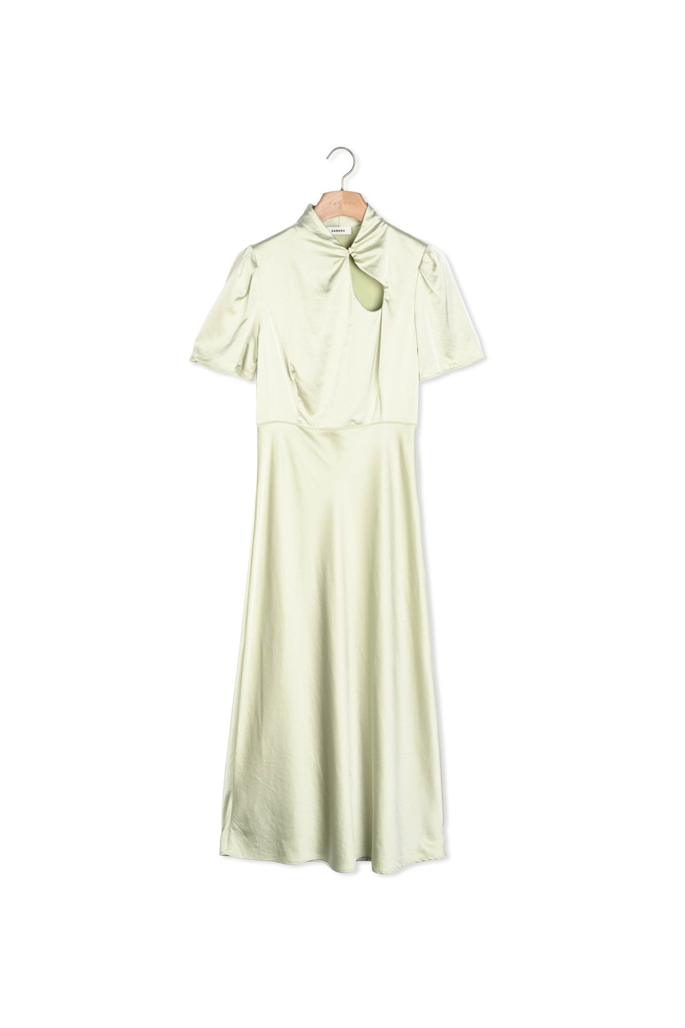 Robe longue satinée Sandro seconde main