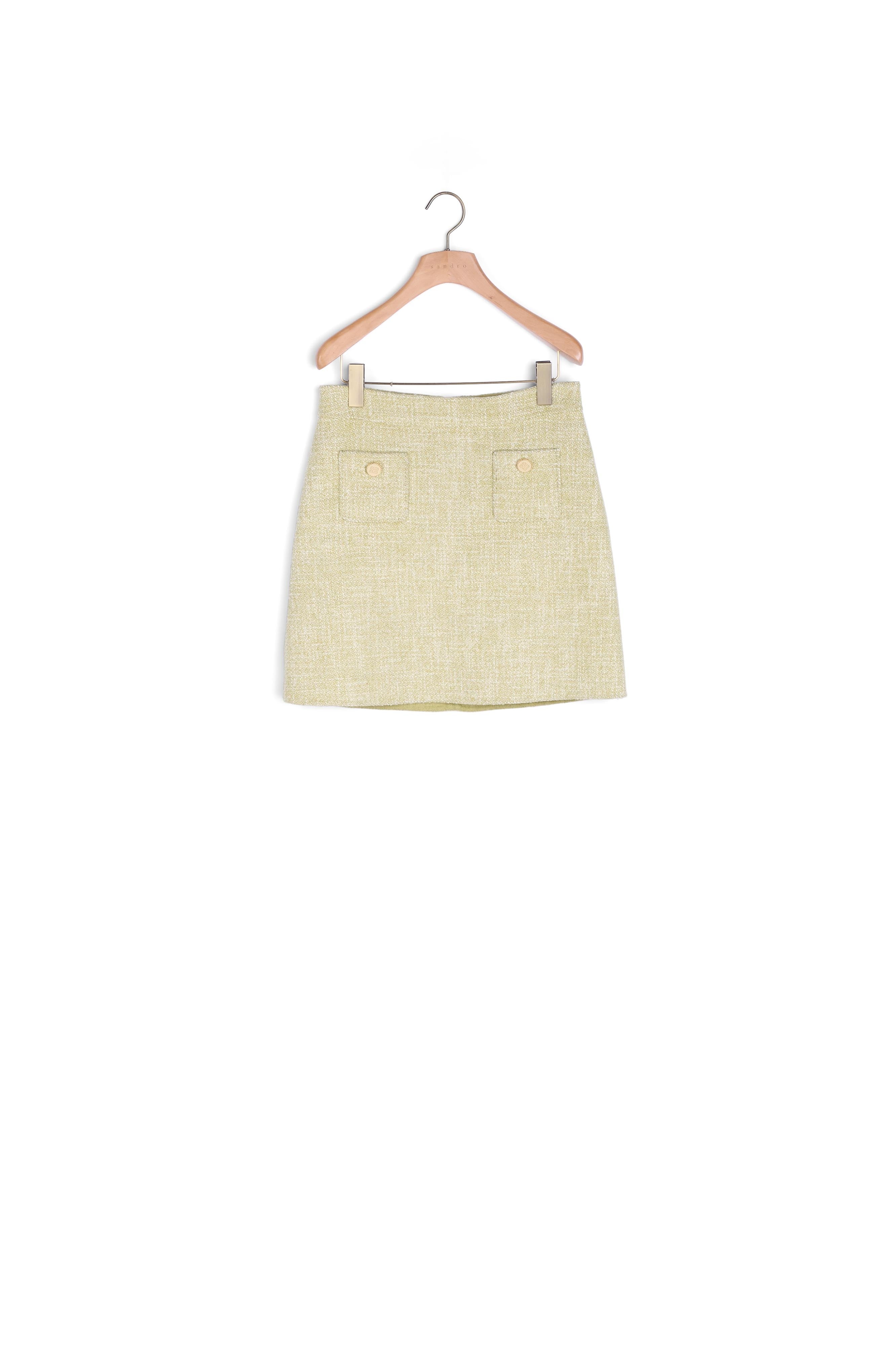 Jupe courte en laine Sandro seconde main