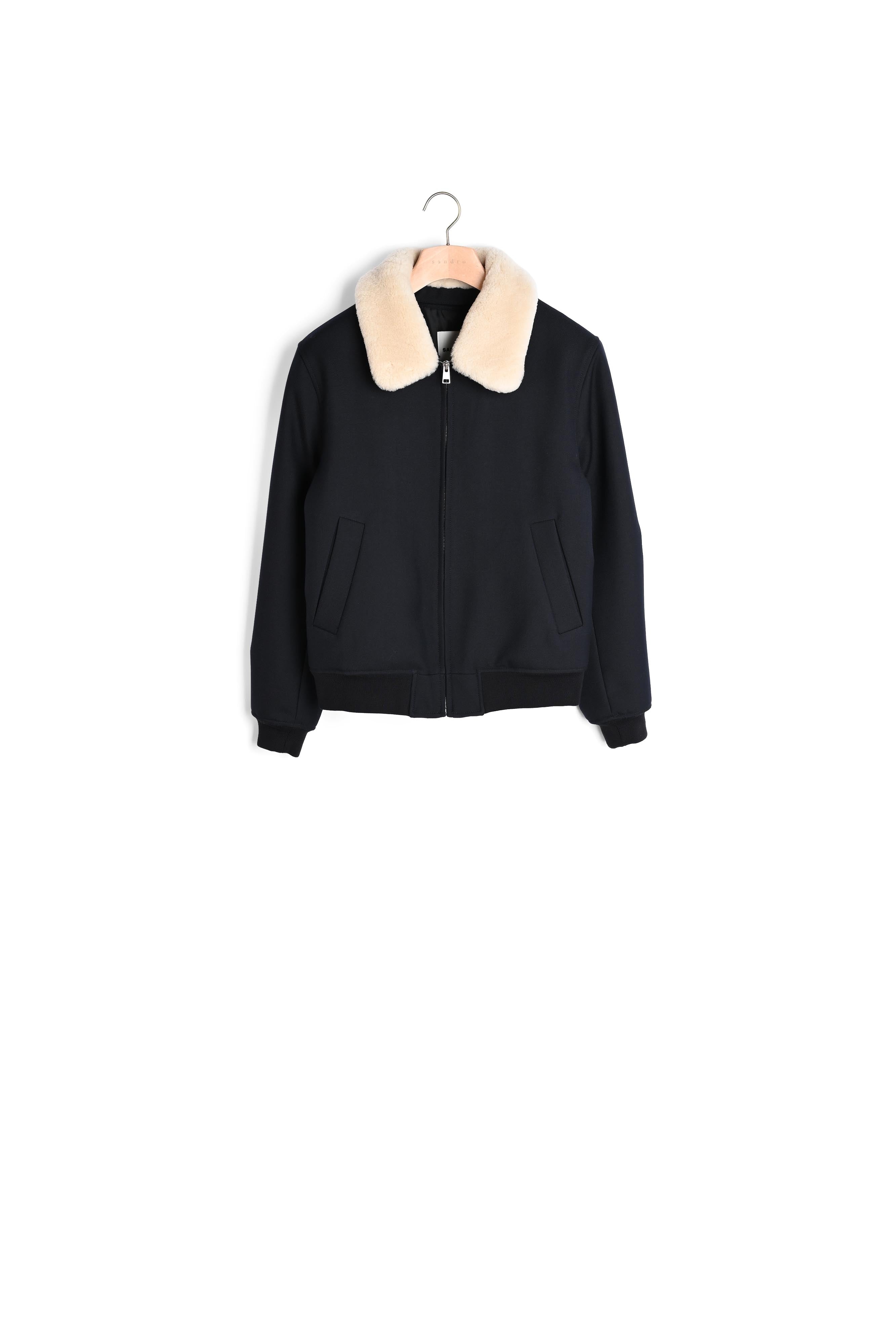 Blouson à col amovible Sandro seconde main