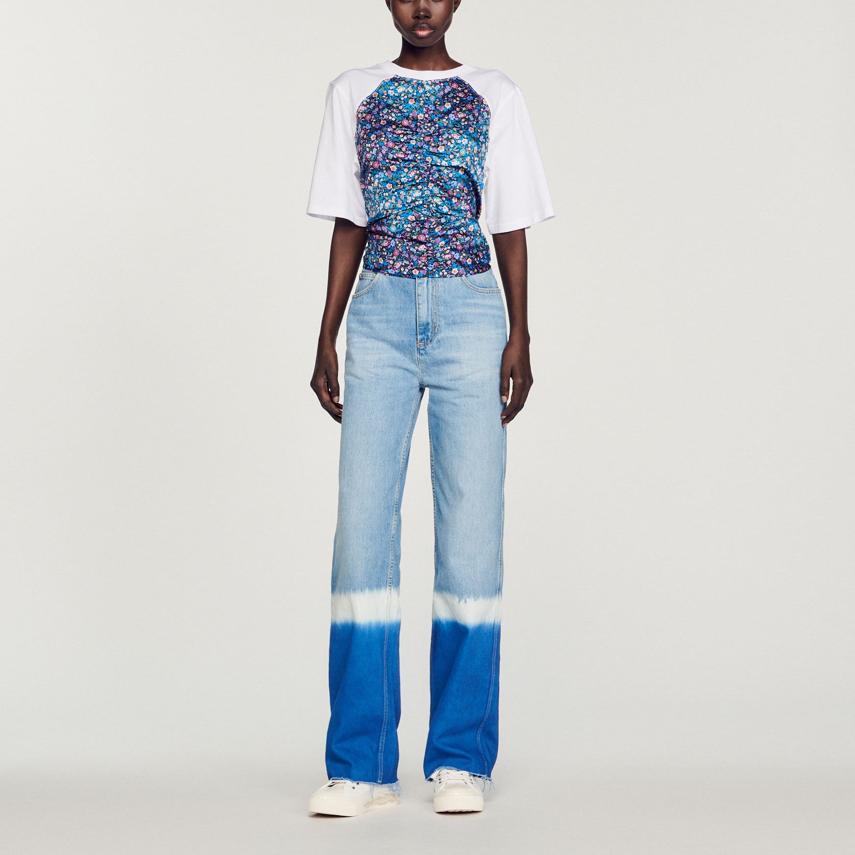 T-shirt foulard ouvert au dos Sandro seconde main