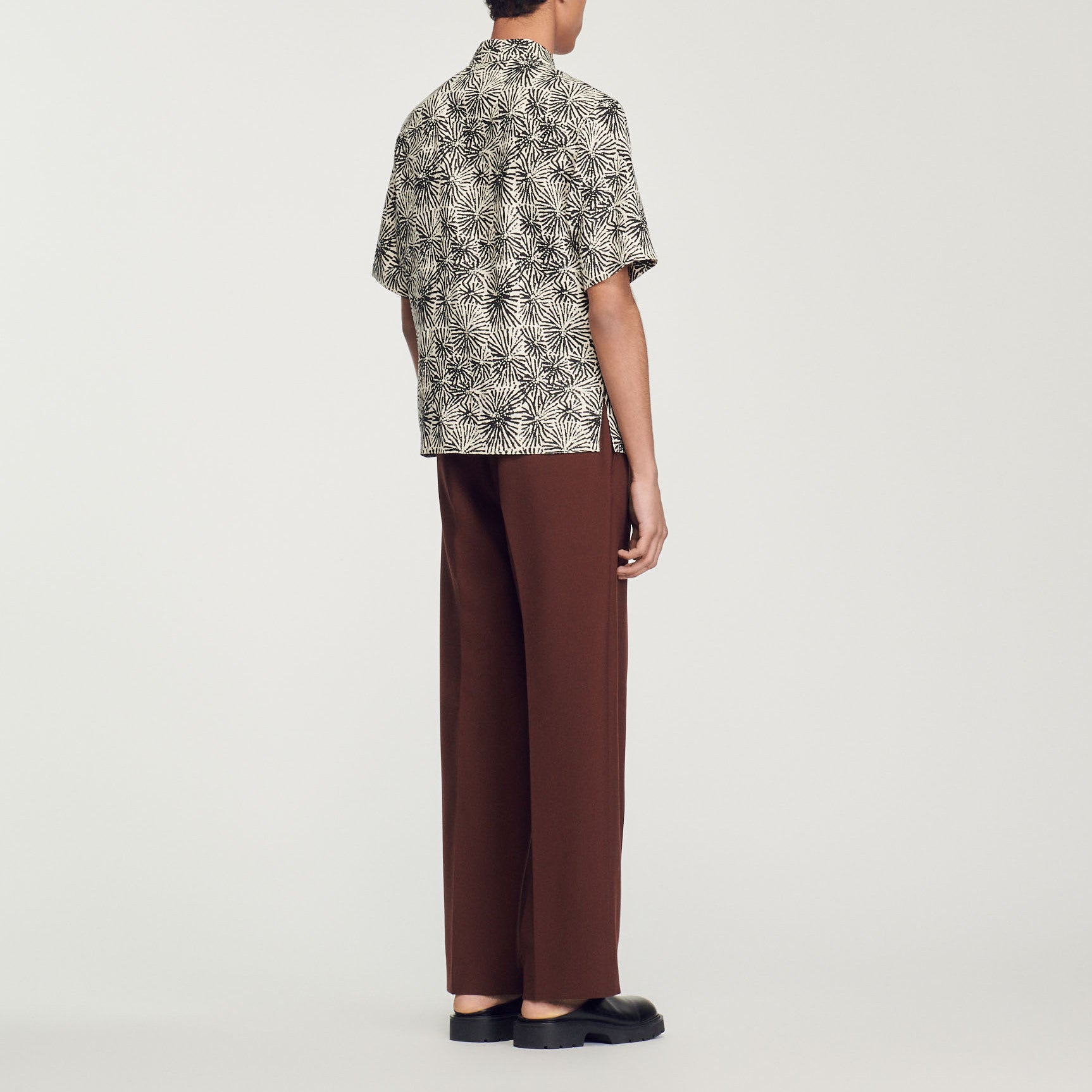 Chemise Noir Sandro seconde main