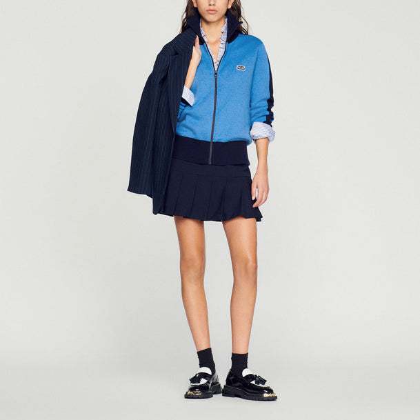 Cardigan court bicolore Sandro seconde main