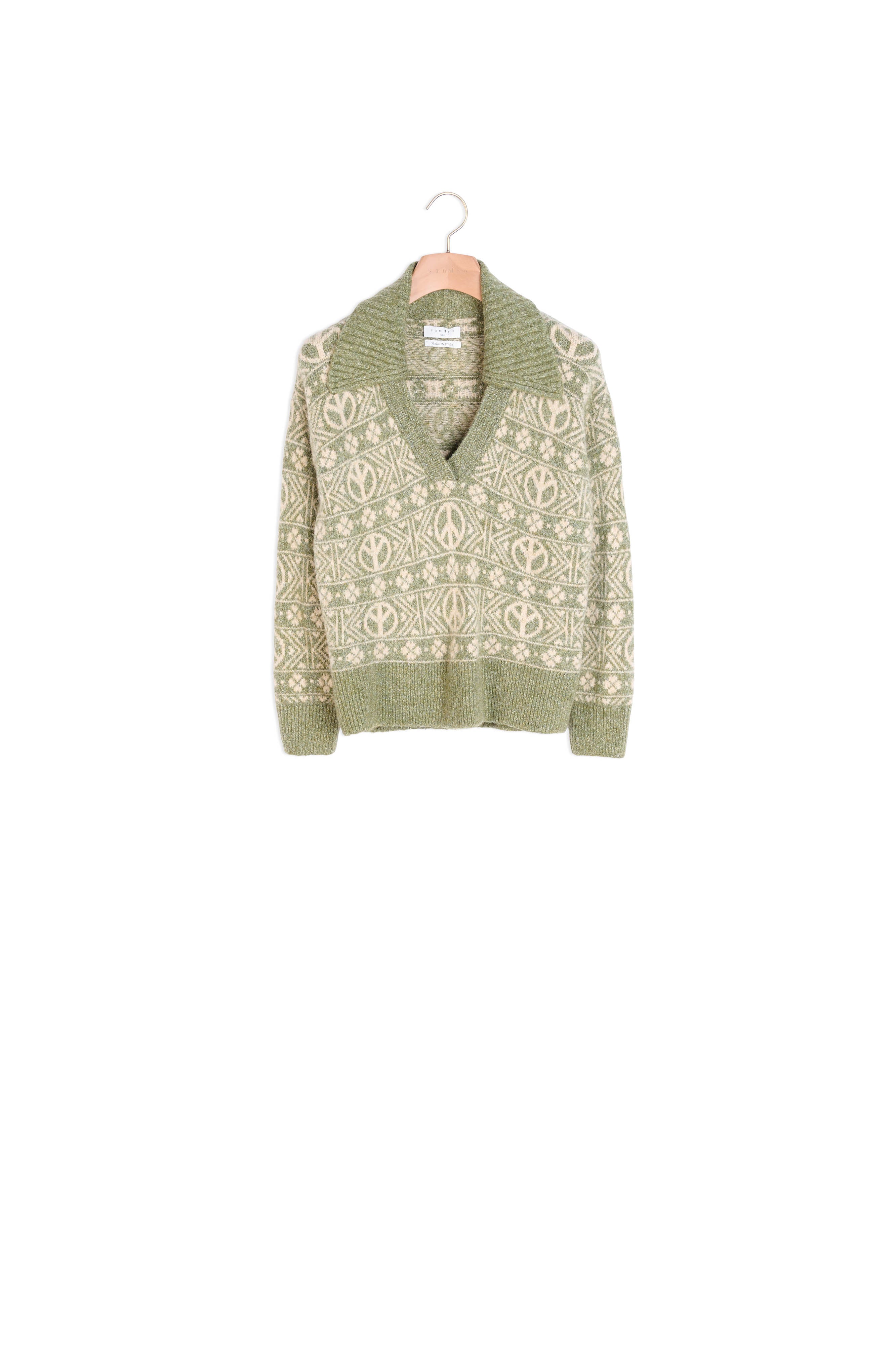 Pull Vert Sandro seconde main