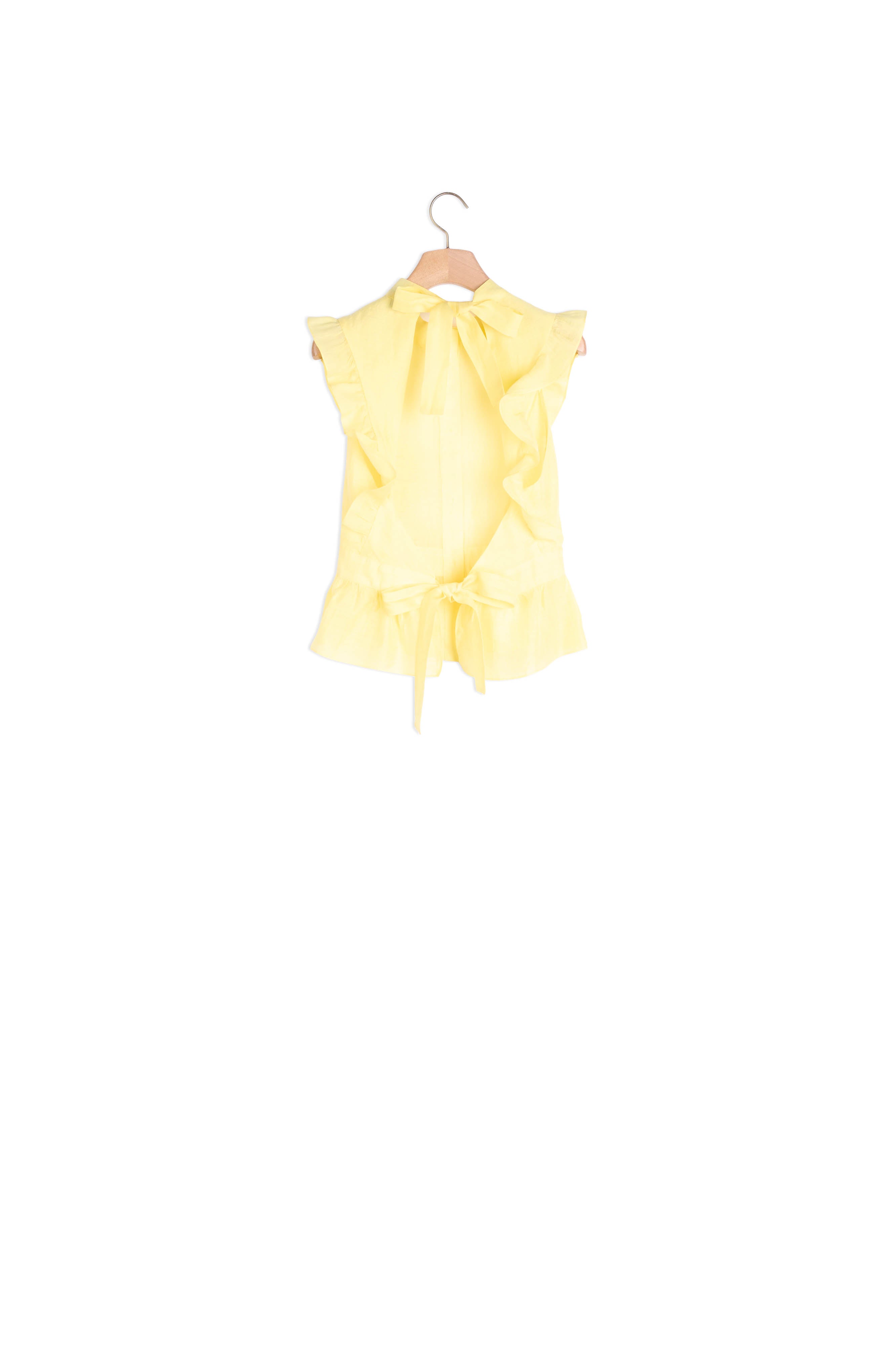 Chemisier volanté ouvert au dos Sandro seconde main