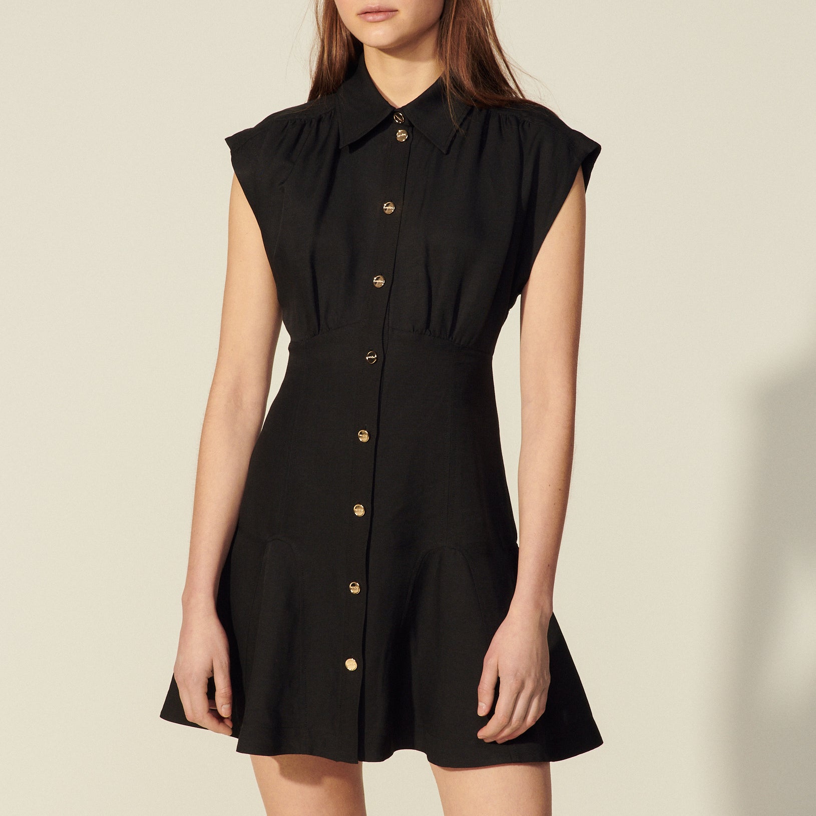 Robe courte sans manches Sandro seconde main