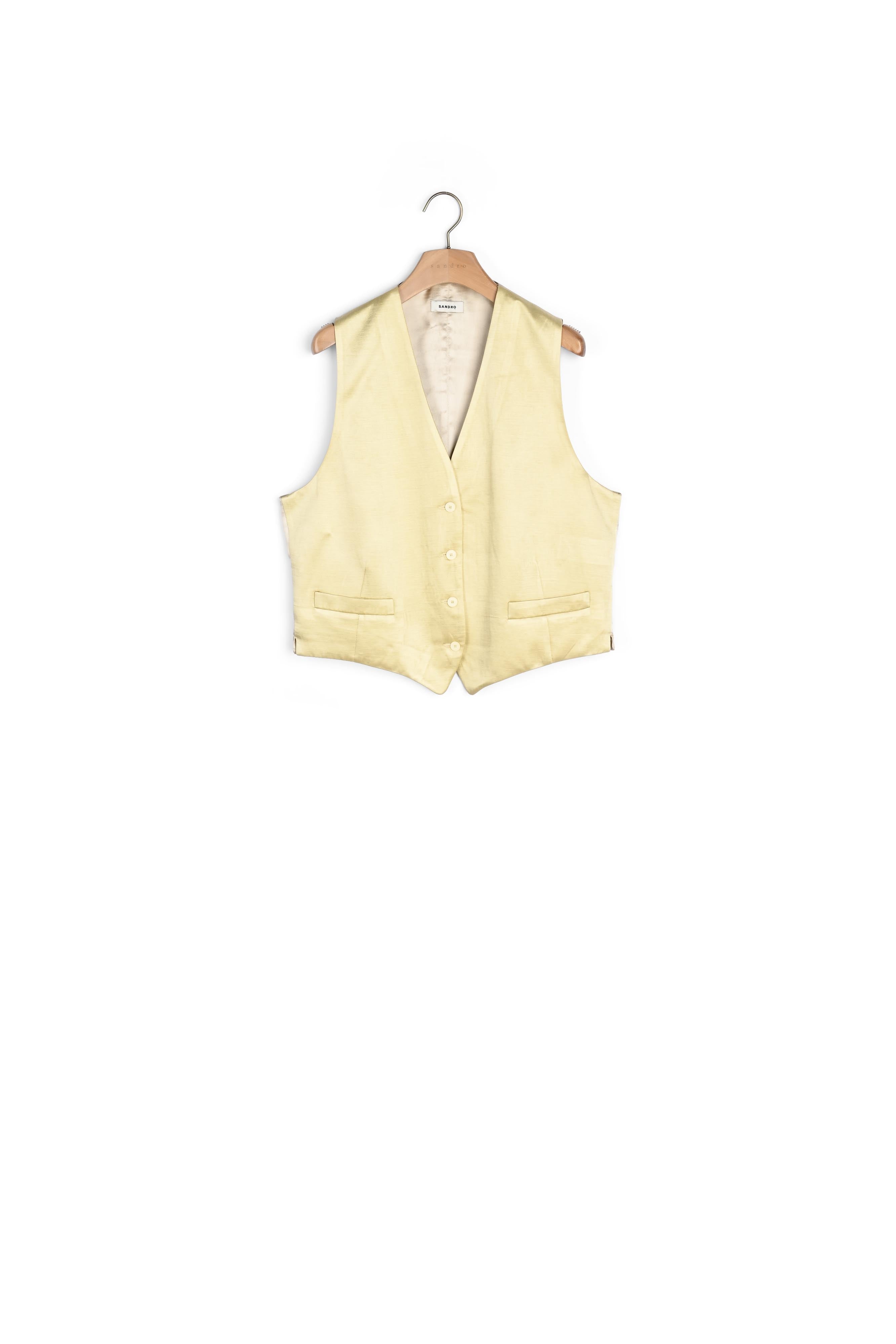 Gilet de costume Sandro seconde main