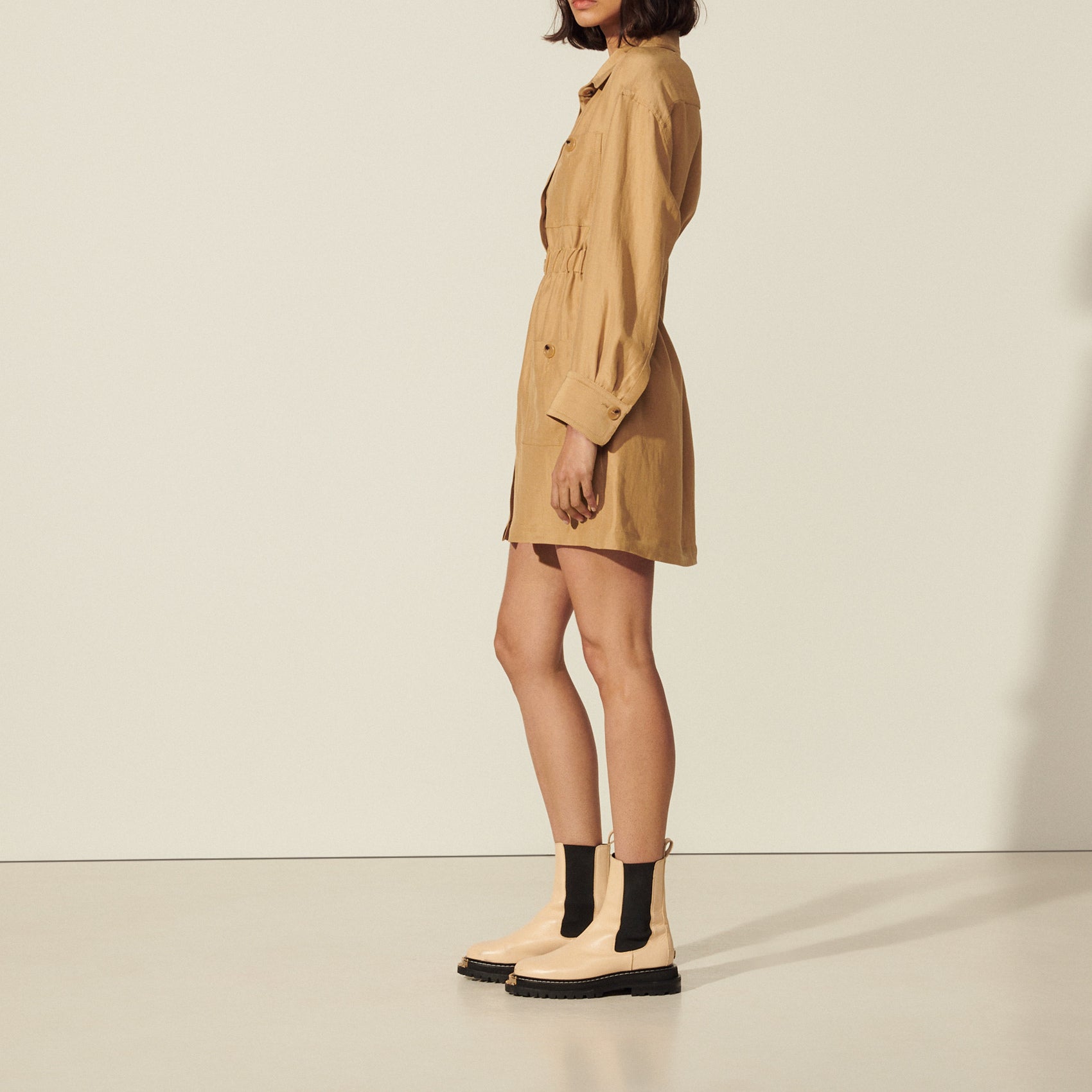 Robe façon Chemise Sandro seconde main