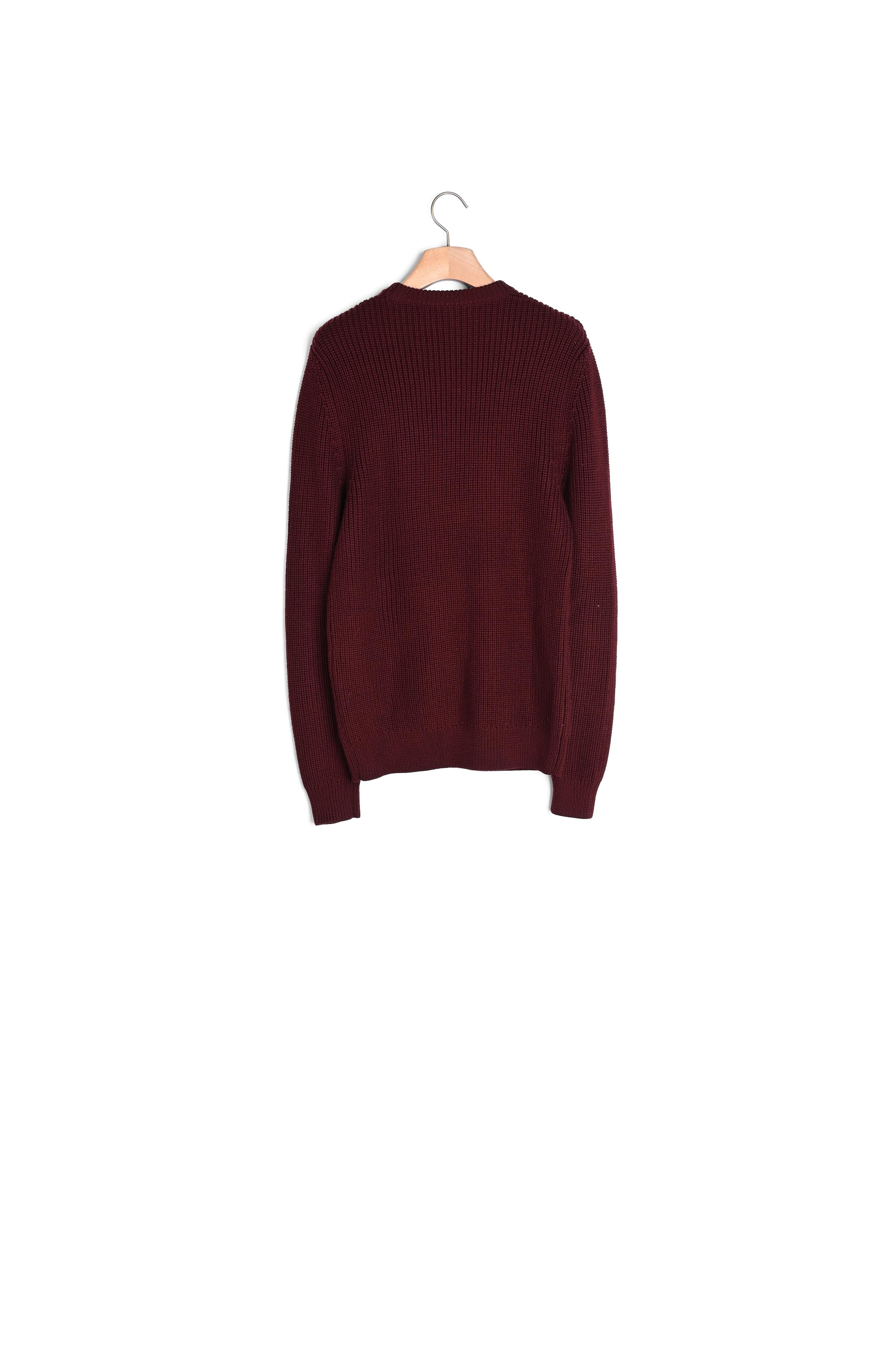 Pull Bordeaux Sandro seconde main
